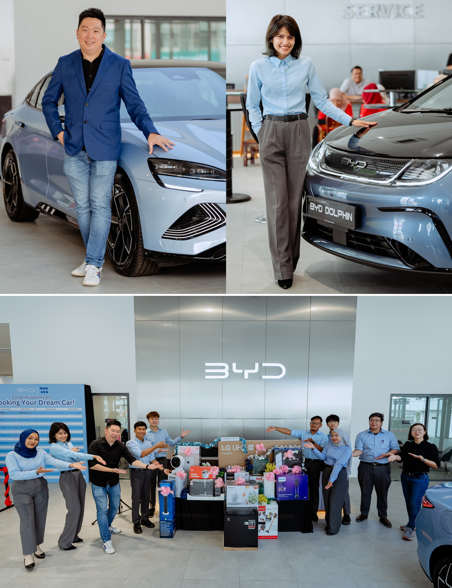 BYD Evolve Day at Macinda EV Kuantan automotive brand presentation photo, reporting image frame 04, by Famous Bridal Kuantan