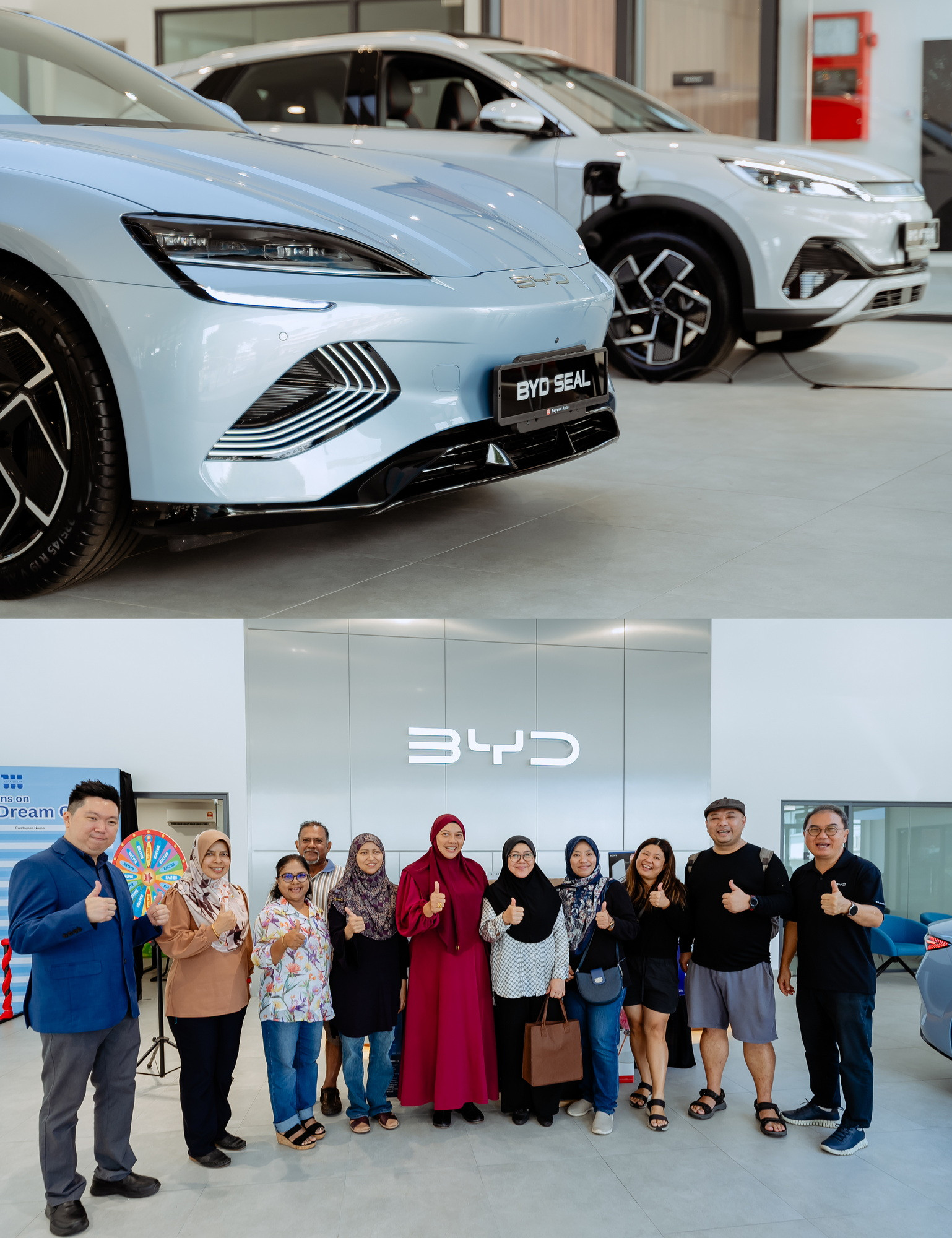 BYD Evolve Day at Macinda EV Kuantan automotive brand presentation photo, event atmosphere frame 08, by Famous Bridal Kuantan