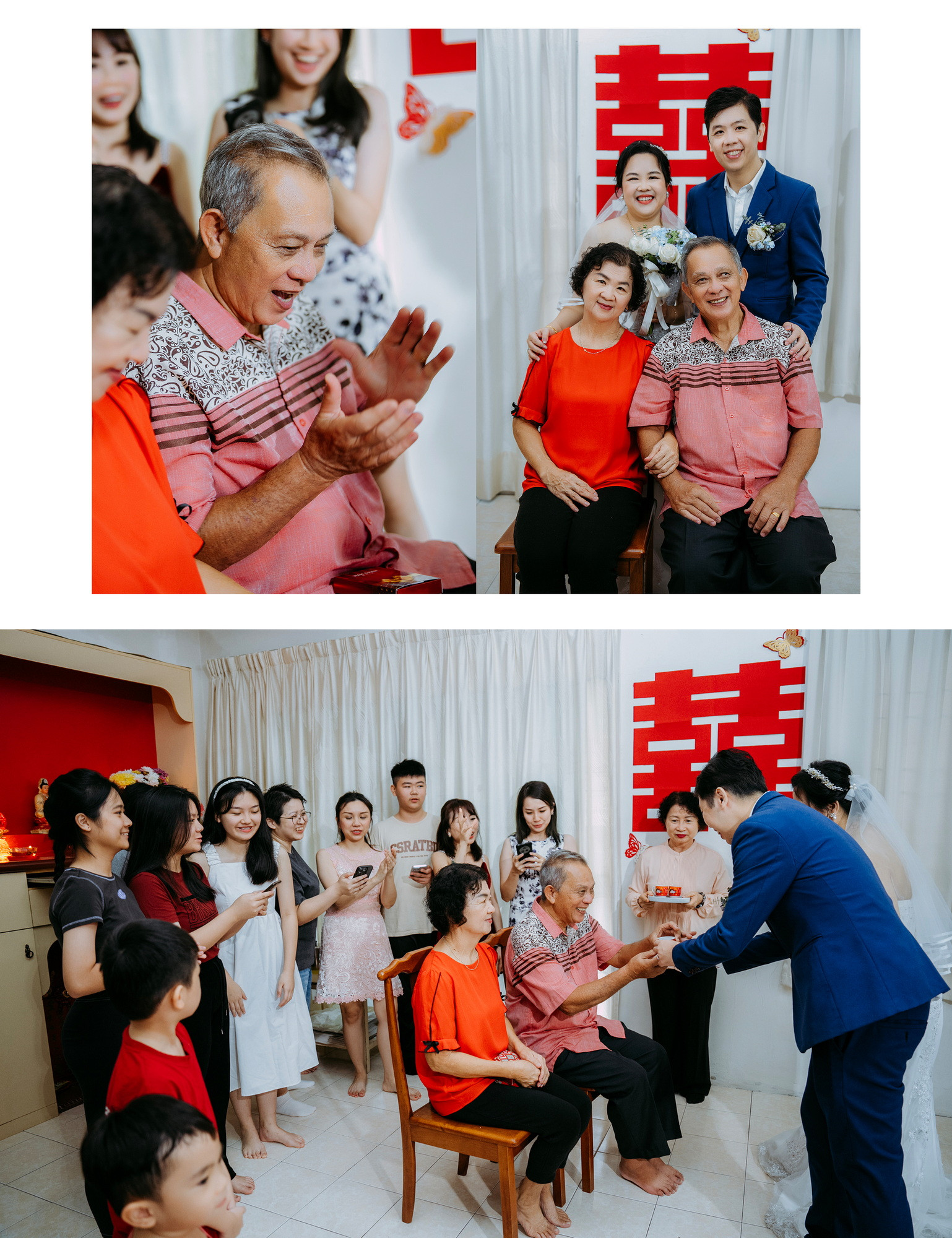 Calvin Yin & Vicky Phong candid wedding celebration moment, story opener frame 09, by Famous Bridal Kuantan