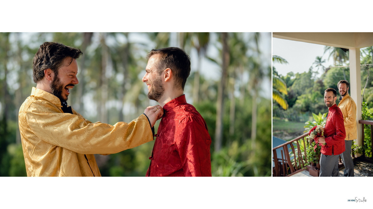 Dario & Adeline groom preparation photography, natural movement frame 13, by Famous Bridal Kuantan