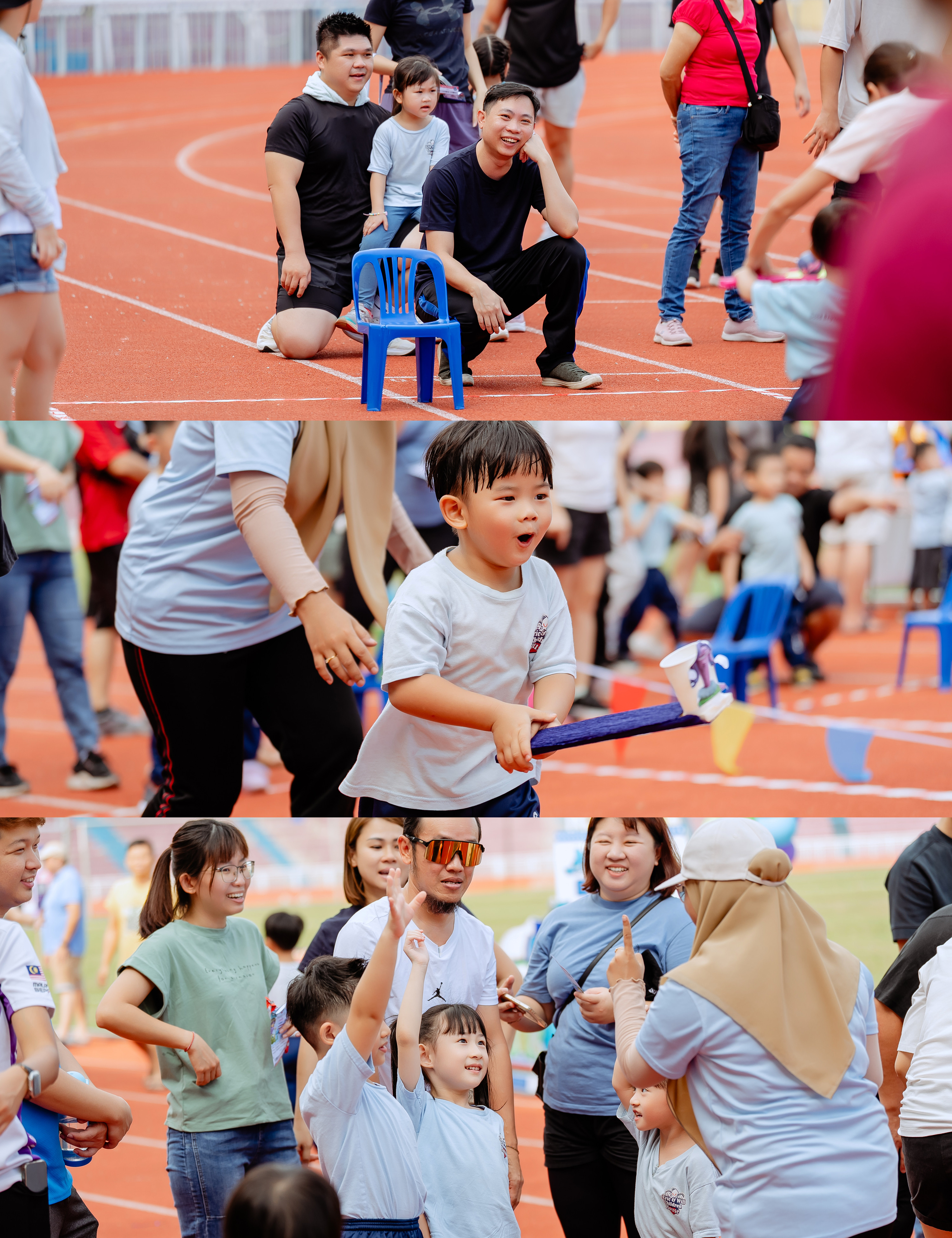 Eric and Will Children's House Sports Day sports day team cheering photo, team memory frame 06, by Famous Bridal Kuantan