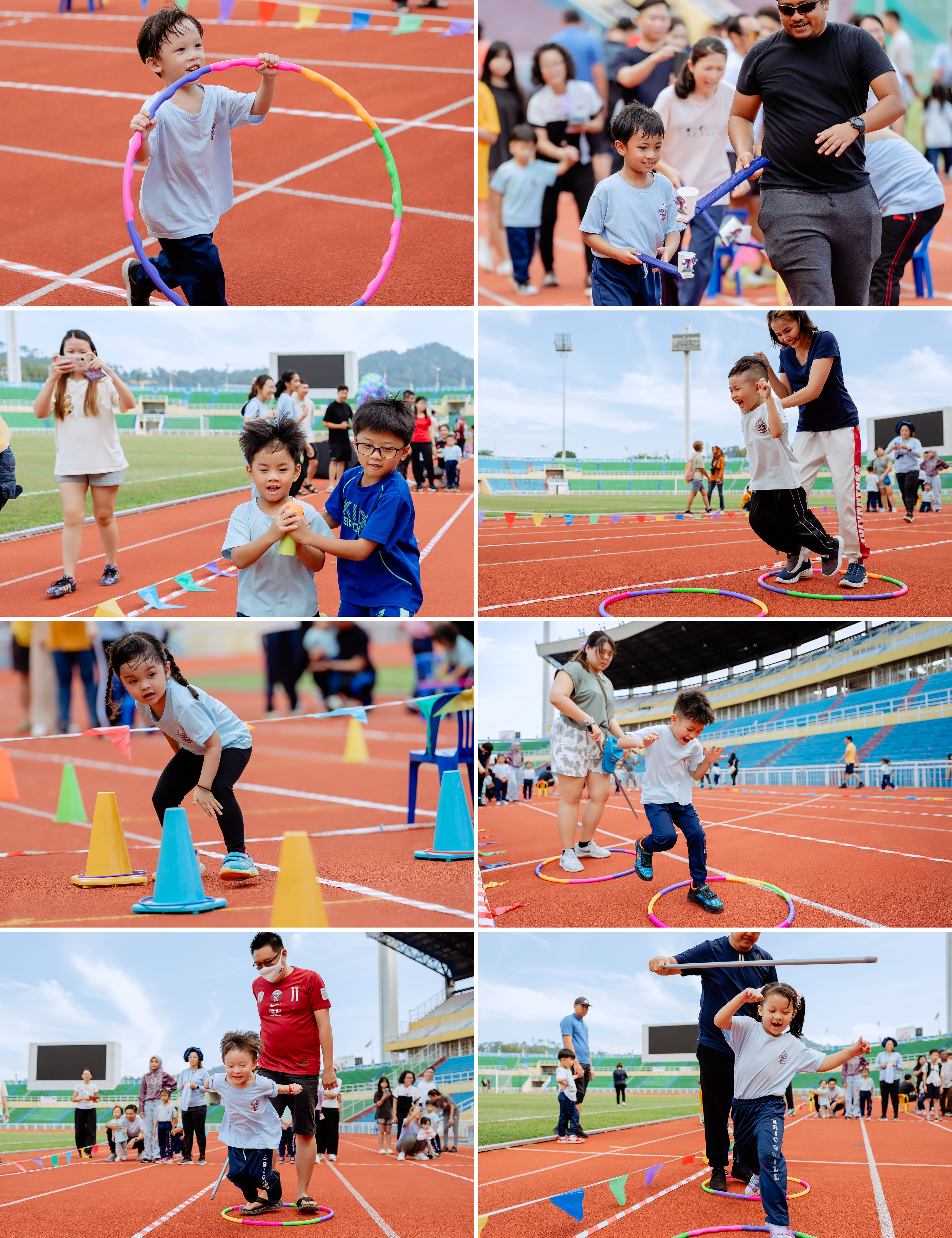 Eric and Will Children's House Sports Day sports day team cheering photo, team memory frame 14, by Famous Bridal Kuantan