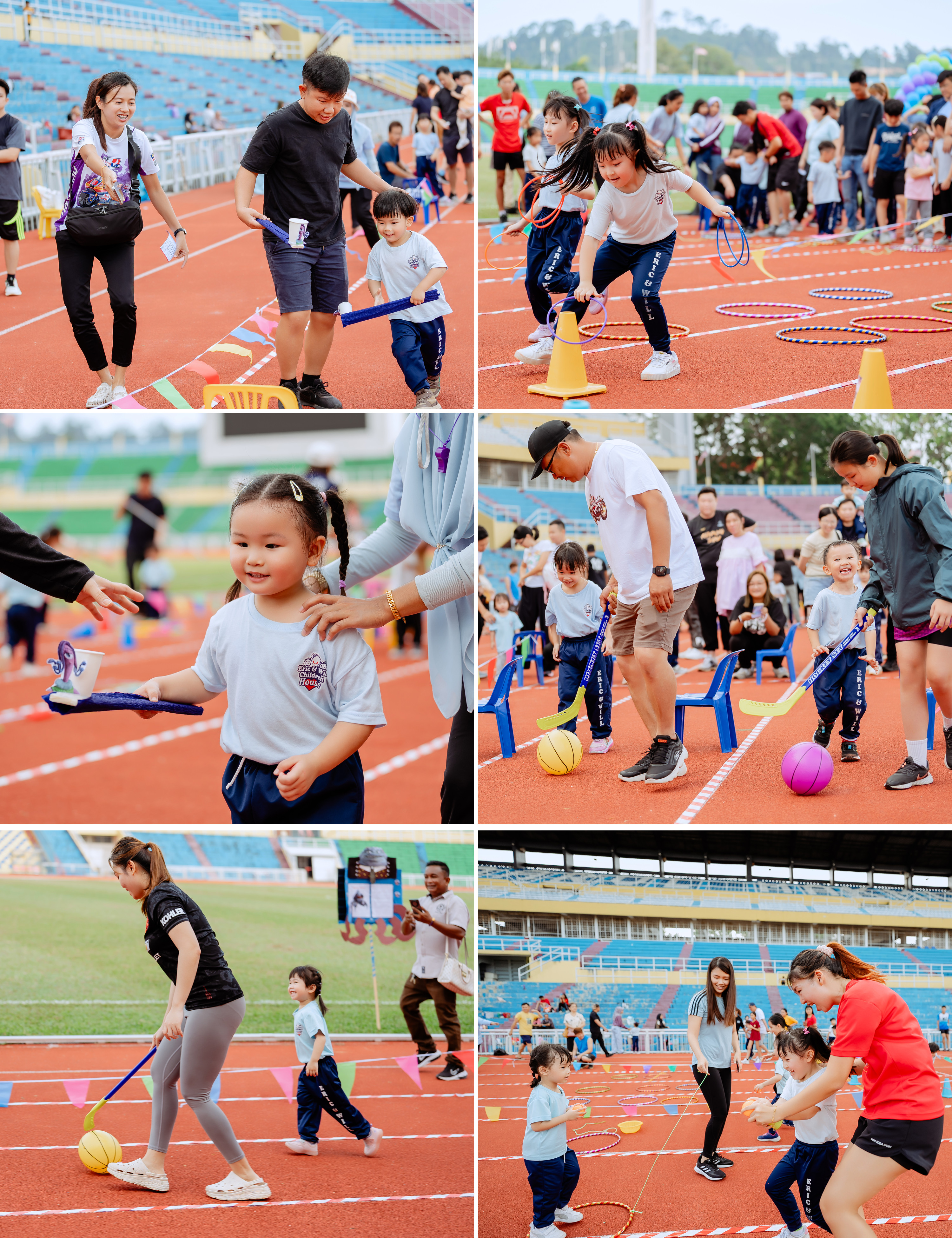 Eric and Will Children's House Sports Day sports day team cheering photo, people-focused moment frame 18, by Famous Bridal Kuantan