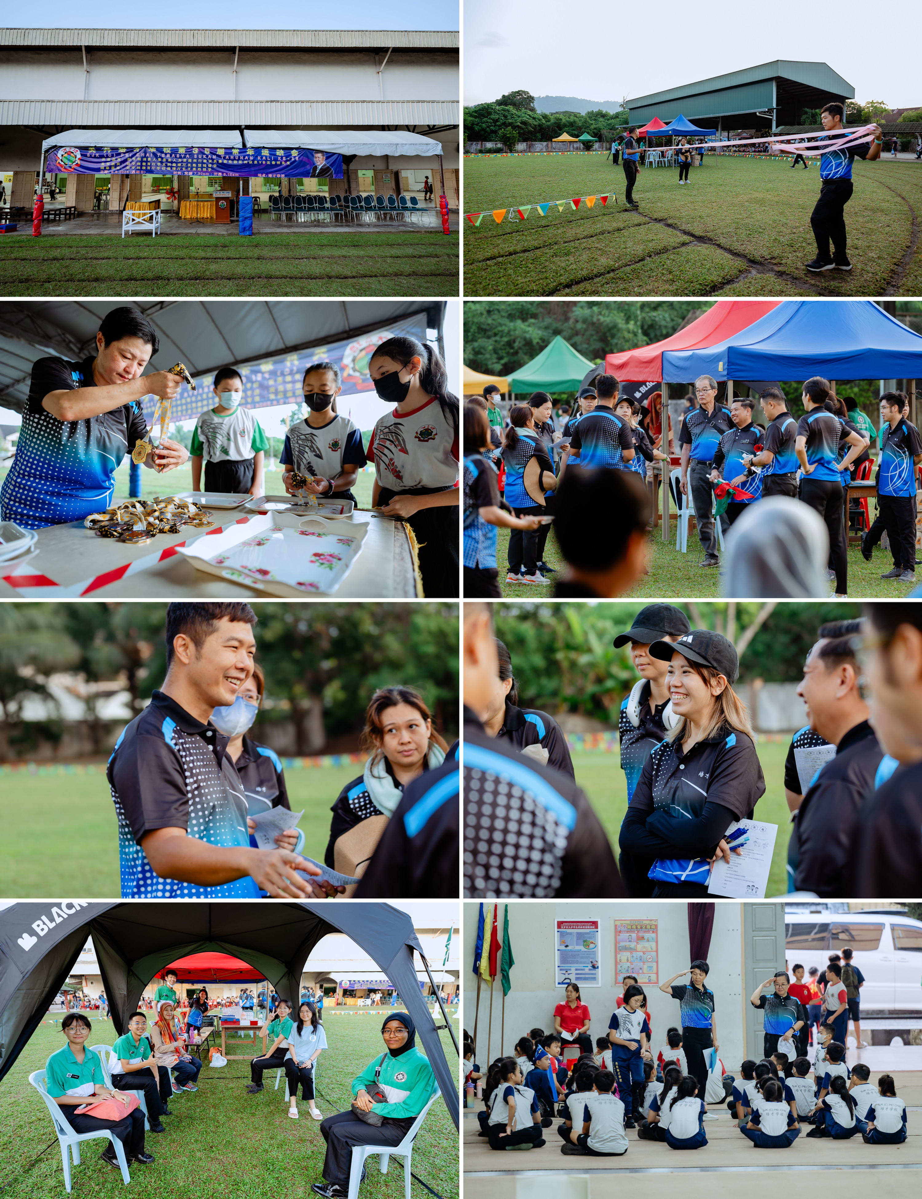 培才运动会 sports day team cheering photo, people-focused moment frame 02, by Famous Bridal Kuantan