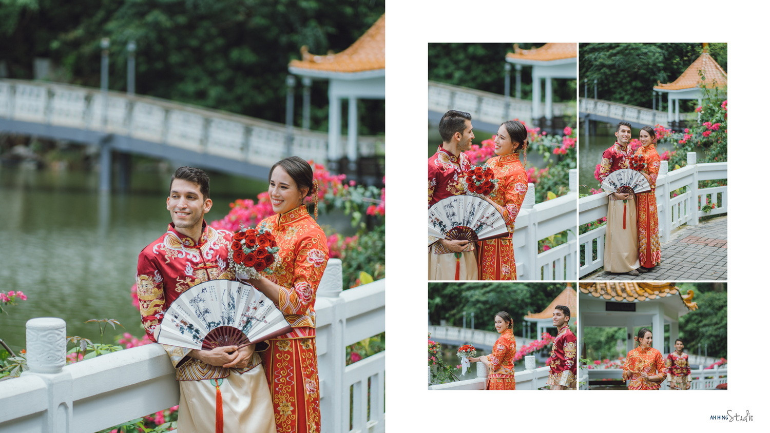 Mani & Hui Min wedding dinner celebration photo, guided portrait sequence frame 14, by Famous Bridal Kuantan