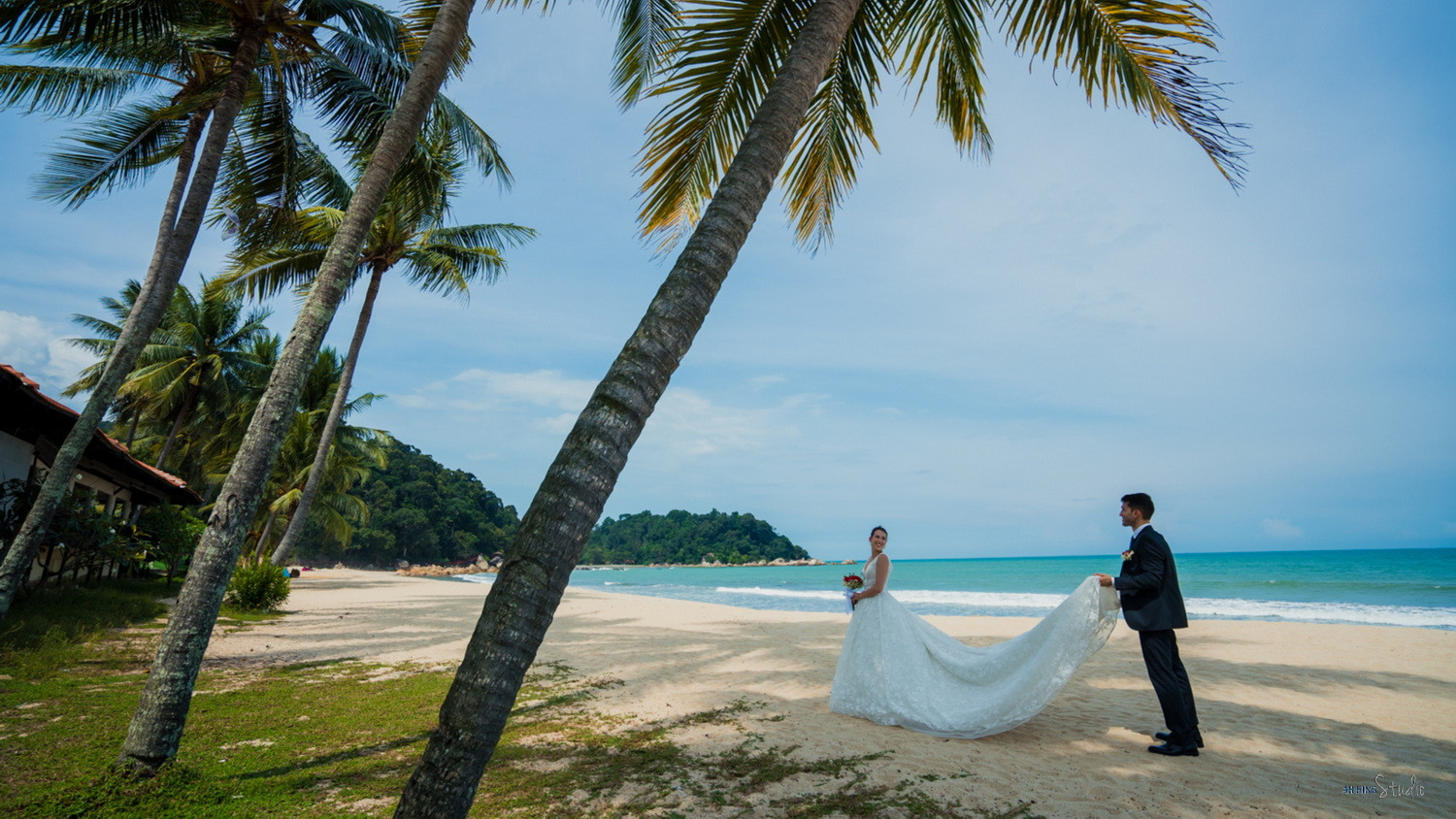 Mani & Hui Min family blessing wedding portrait, quiet in-between moment frame 26, by Famous Bridal Kuantan