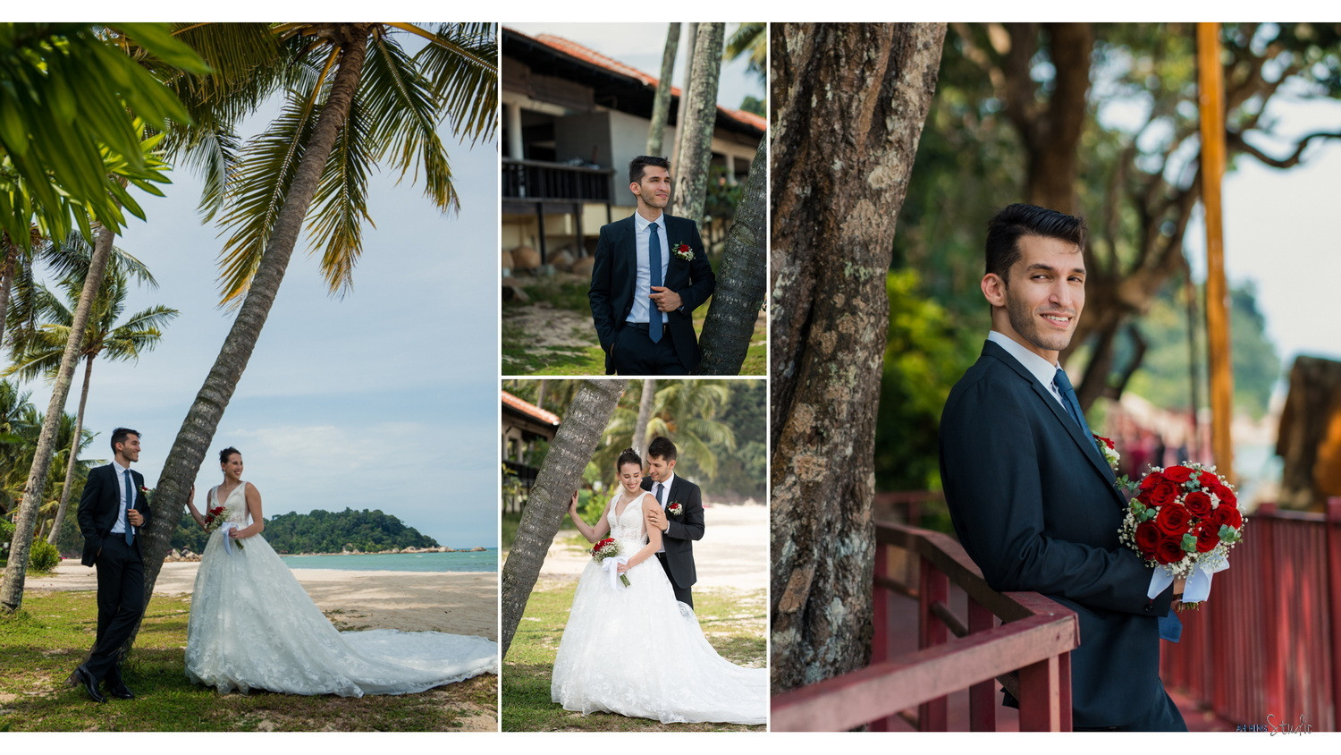 Mani & Hui Min wedding reception detail, album detail frame 28, by Famous Bridal Kuantan