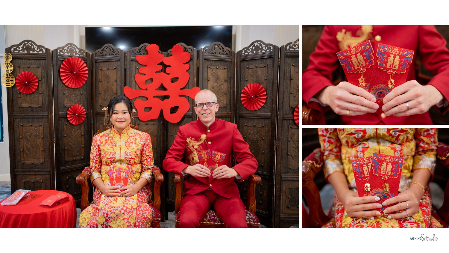 Michel & Yee Ning wedding morning ceremony moment, documentary transition frame 64, by Famous Bridal Kuantan