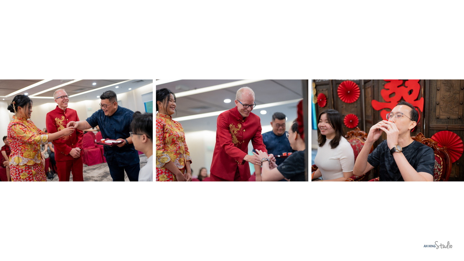 Michel & Yee Ning opening wedding-day documentary moment, natural movement frame 61, by Famous Bridal Kuantan