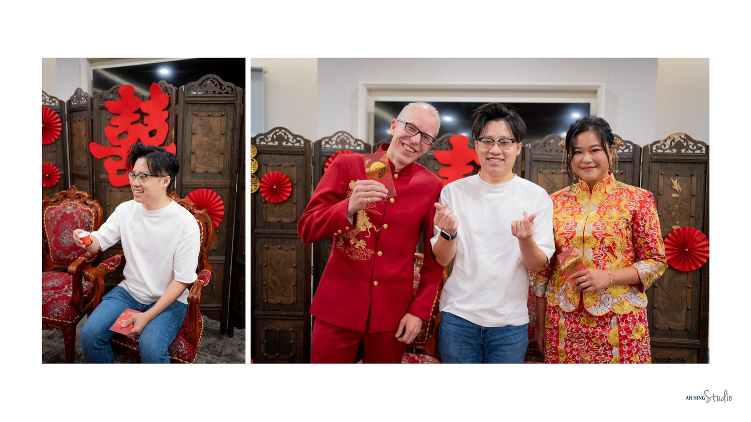 Michel & Yee Ning romantic wedding couple portrait, album detail frame 60, by Famous Bridal Kuantan
