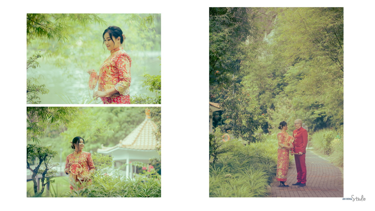 Michel & Yee Ning Chinese tea ceremony blessing, family memory frame 03, by Famous Bridal Kuantan