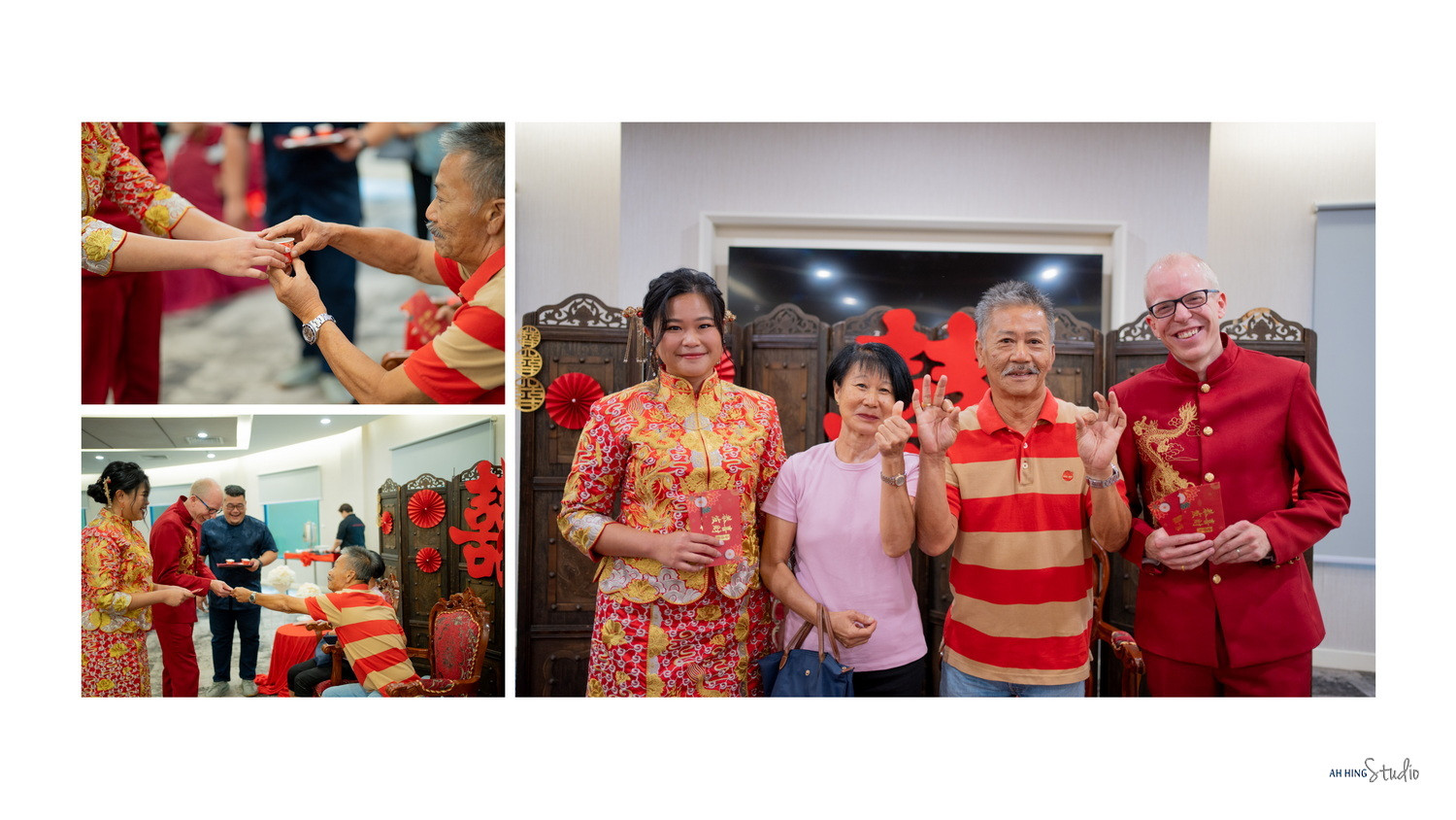 Michel & Yee Ning Chinese tea ceremony blessing, family memory frame 43, by Famous Bridal Kuantan
