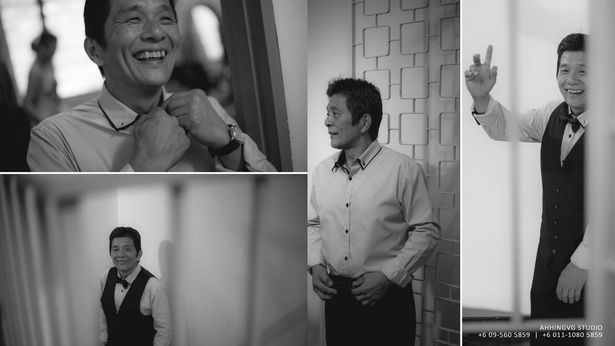 Pedro Lim & Ann Ng Chinese tea ceremony blessing, family memory frame 03, by Famous Bridal Kuantan