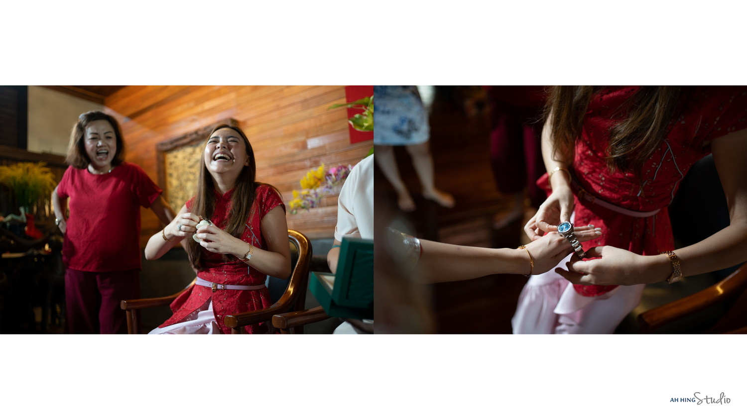 Sam & Jen wedding morning ceremony moment, documentary transition frame 24, by Famous Bridal Kuantan