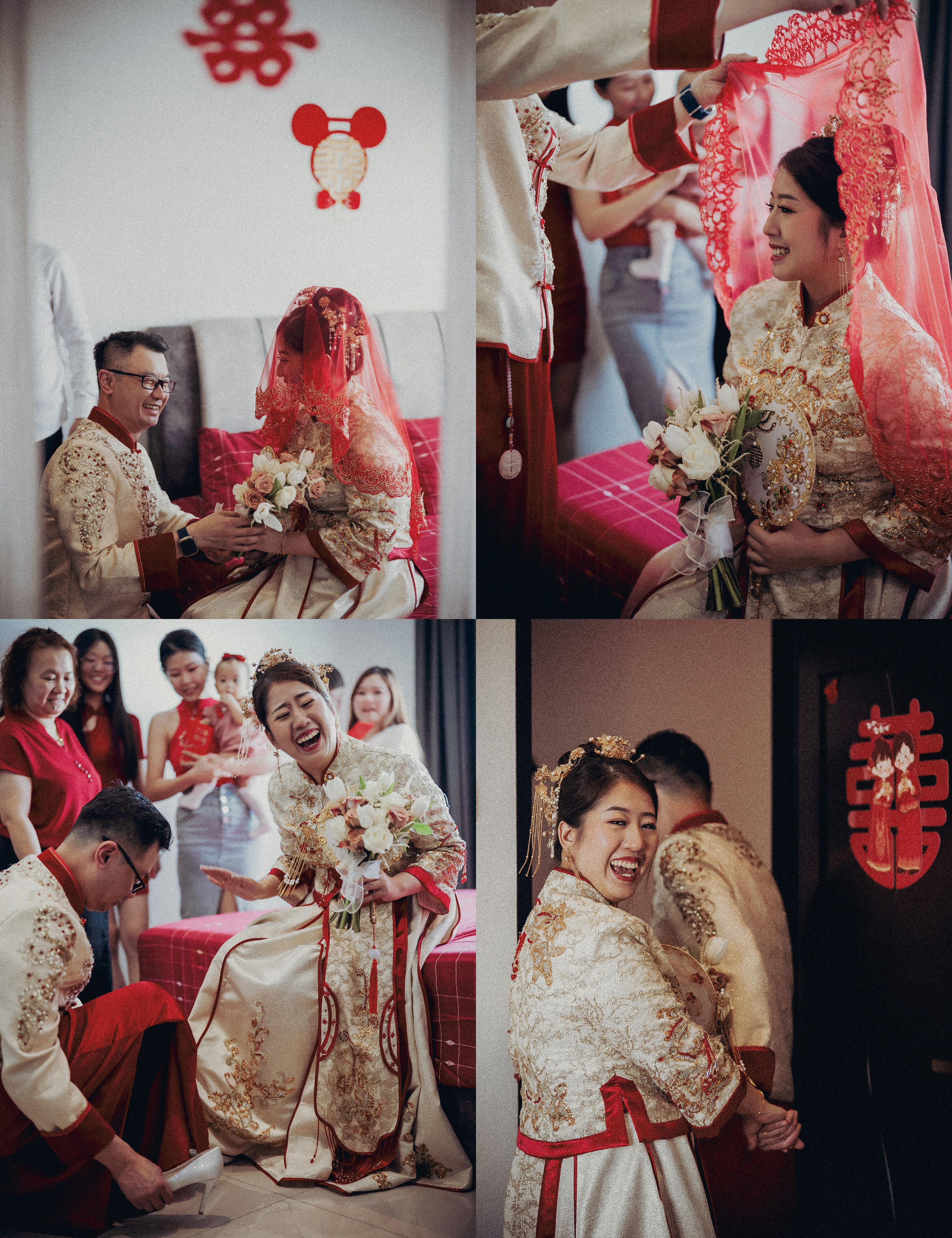 Samuel & Wee Nee wedding gate-crash game moment, celebration rhythm frame 07, by Famous Bridal Kuantan