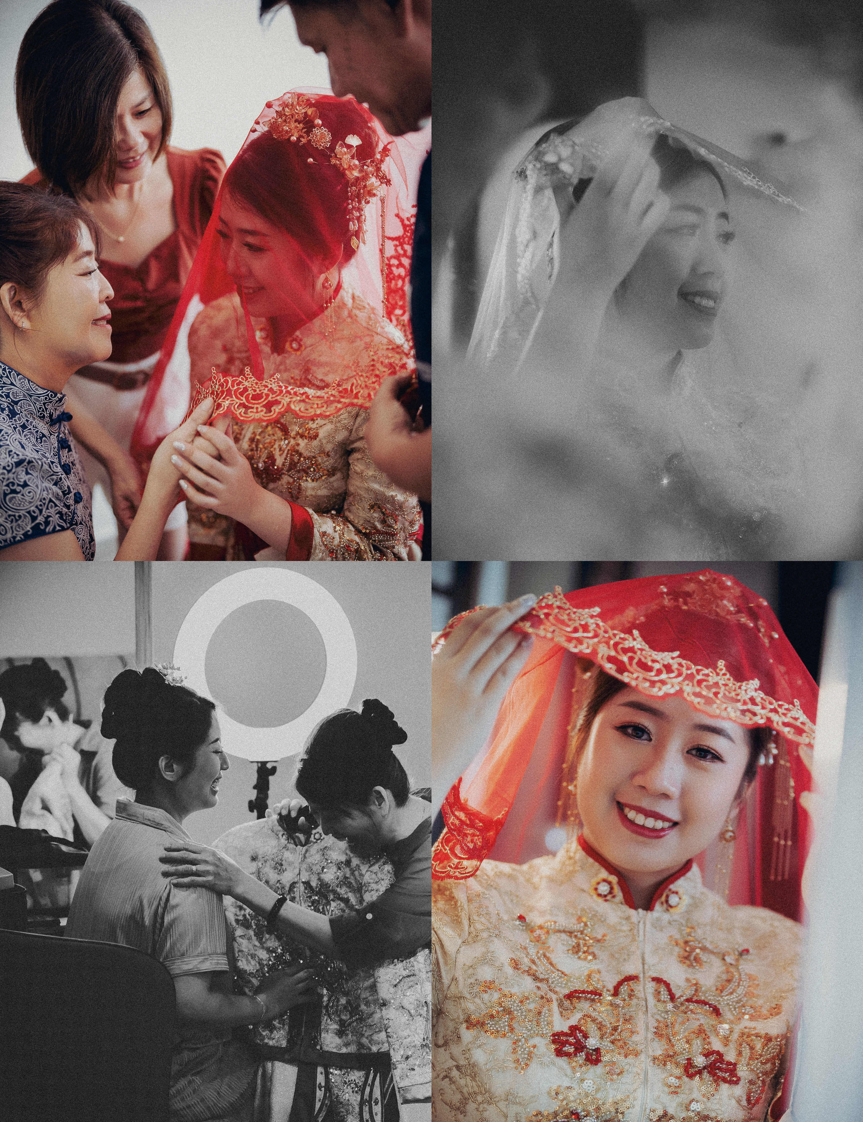 Samuel & Wee Nee natural bride and groom portrait, quiet in-between moment frame 02, by Famous Bridal Kuantan