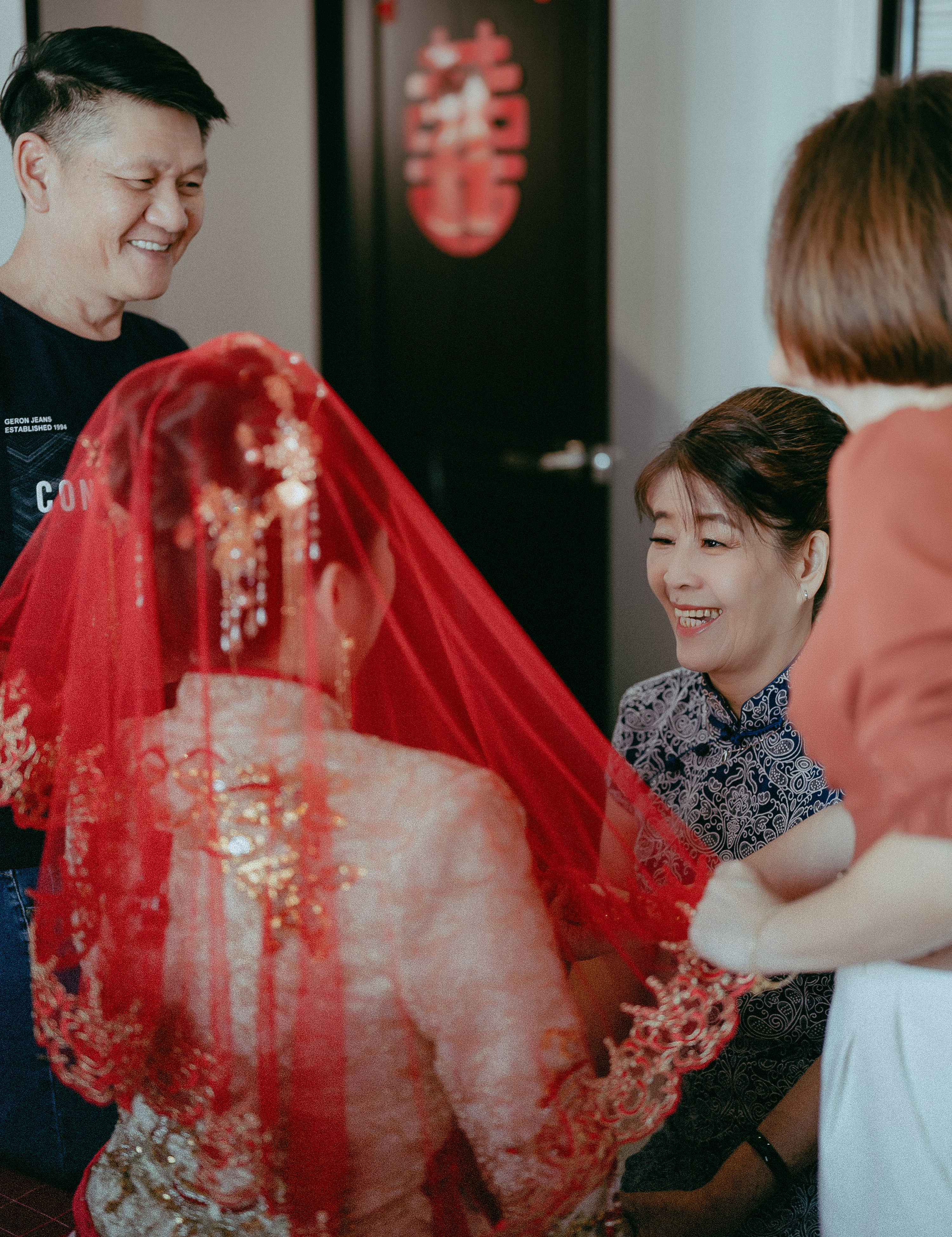 Samuel & Wee Nee Chinese tea ceremony blessing, family memory frame 03, by Famous Bridal Kuantan