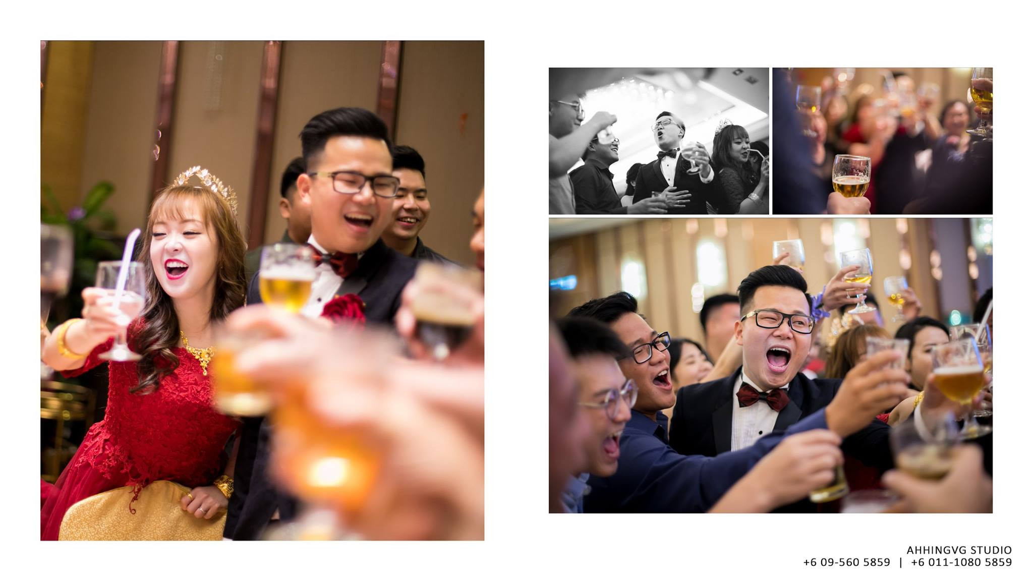Seven & Janice opening wedding-day documentary moment, story opener frame 01, by Famous Bridal Kuantan