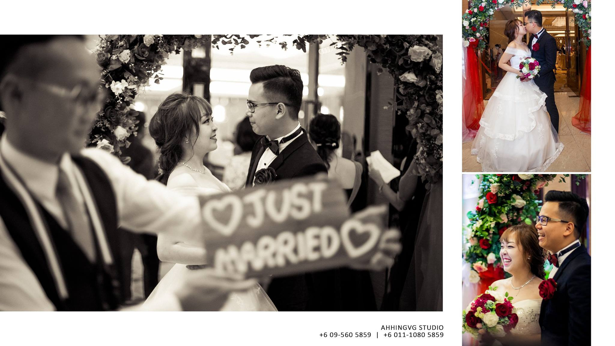 Seven & Janice wedding reception detail, documentary transition frame 08, by Famous Bridal Kuantan