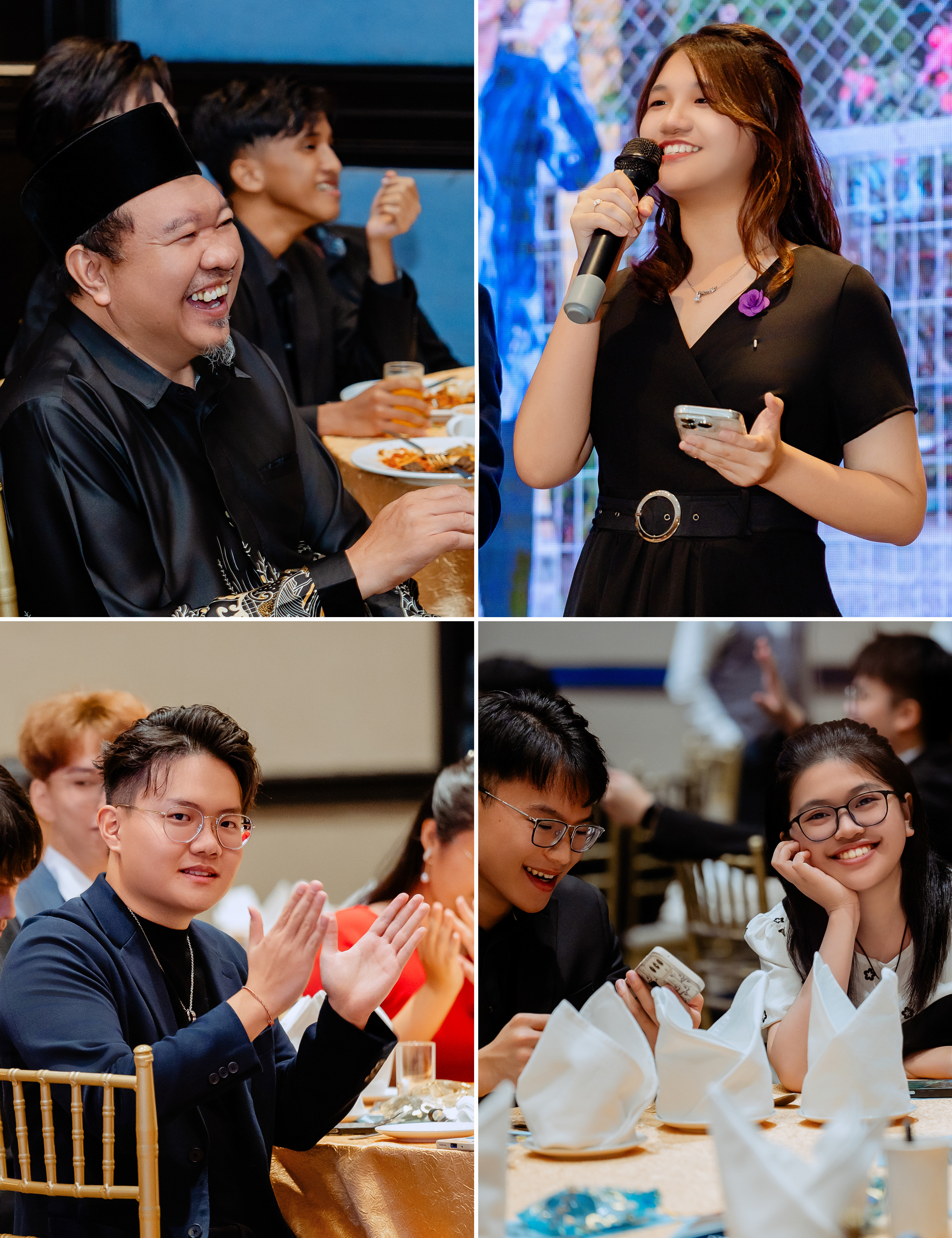 SMART Form 6 Graduation Night graduation class group photo, presentation detail frame 07, by Famous Bridal Kuantan