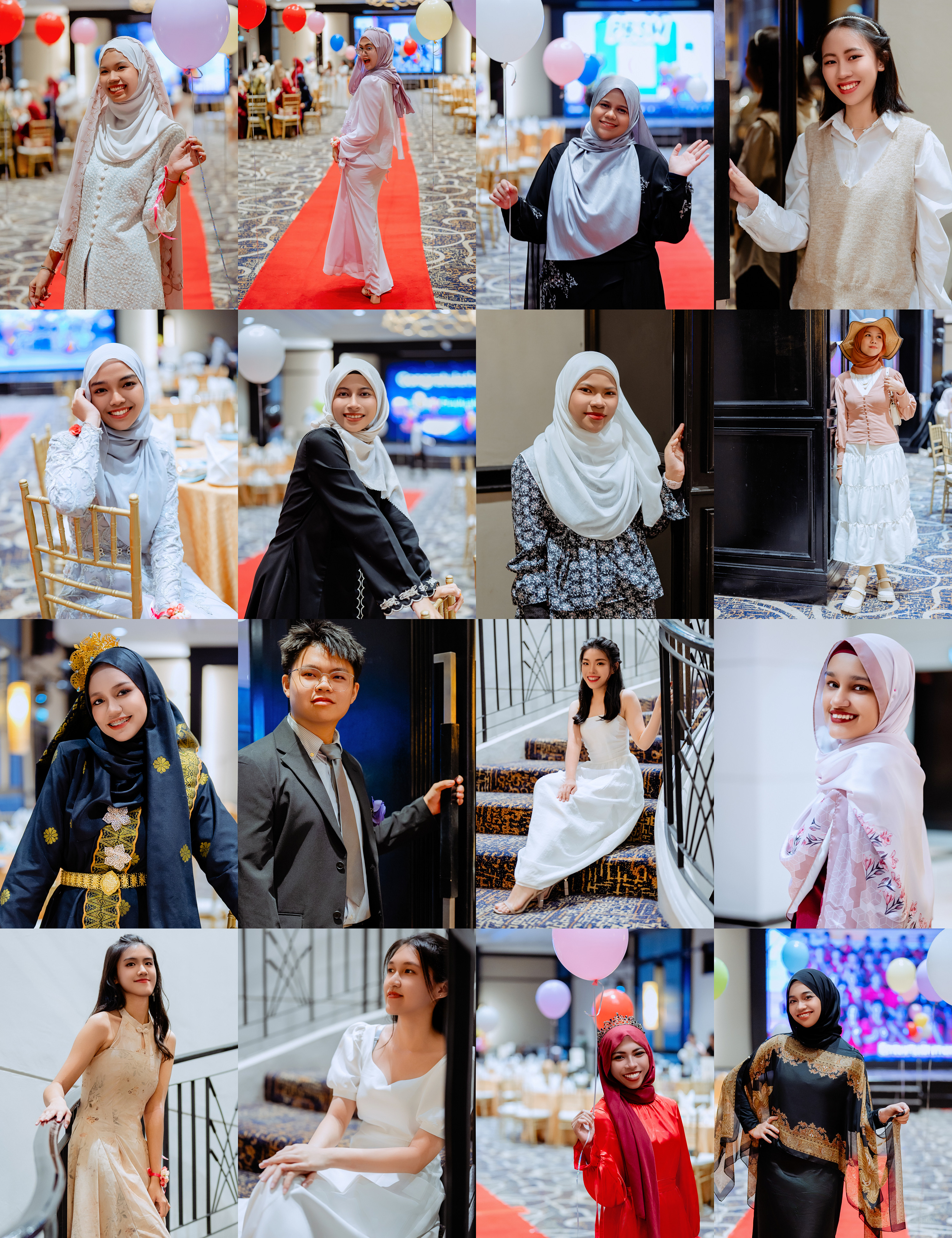 SMART Form 6 Graduation Night graduation class group photo, presentation detail frame 23, by Famous Bridal Kuantan