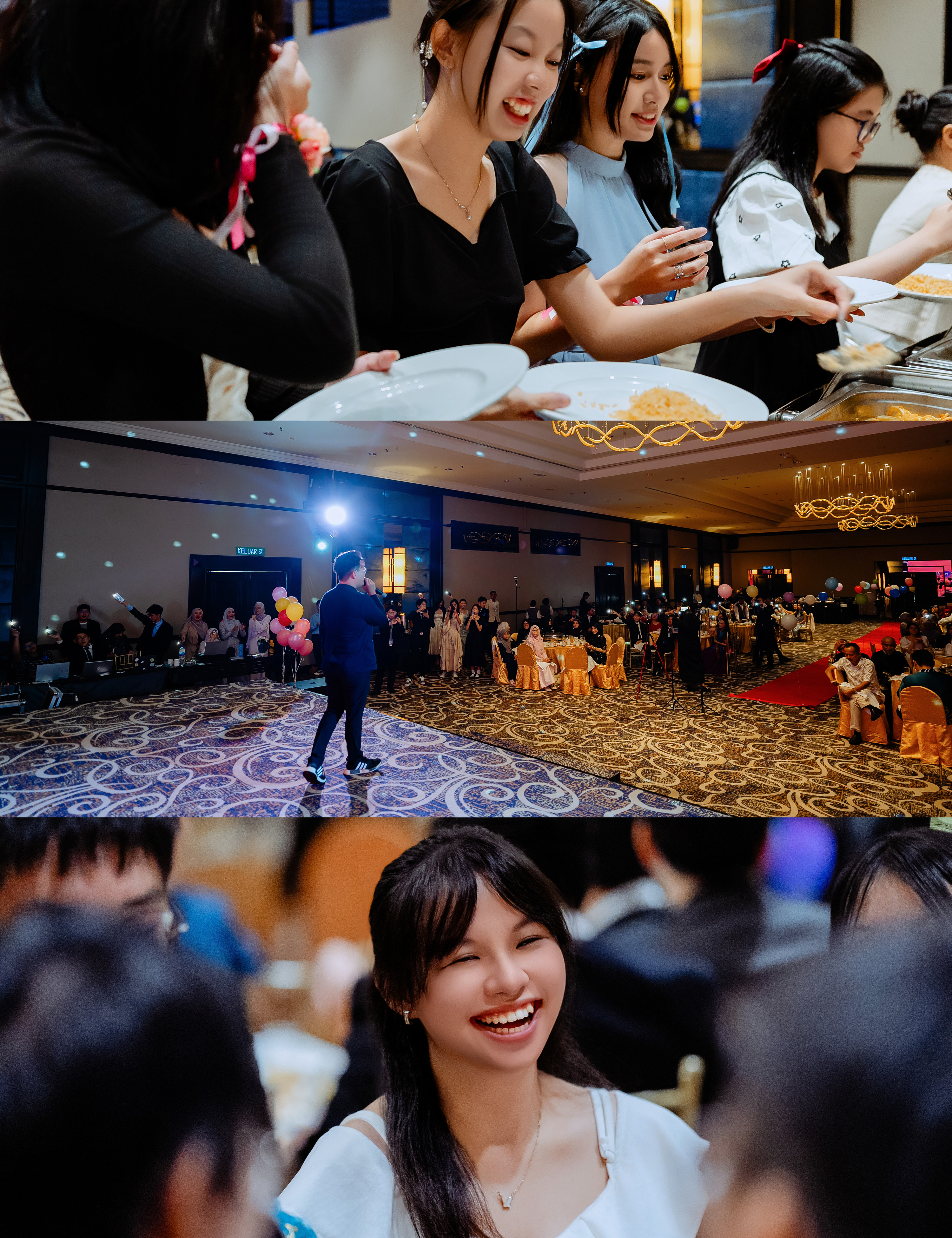 SMART Form 6 Graduation Night graduation portrait event photo, social-media-ready frame frame 13, by Famous Bridal Kuantan