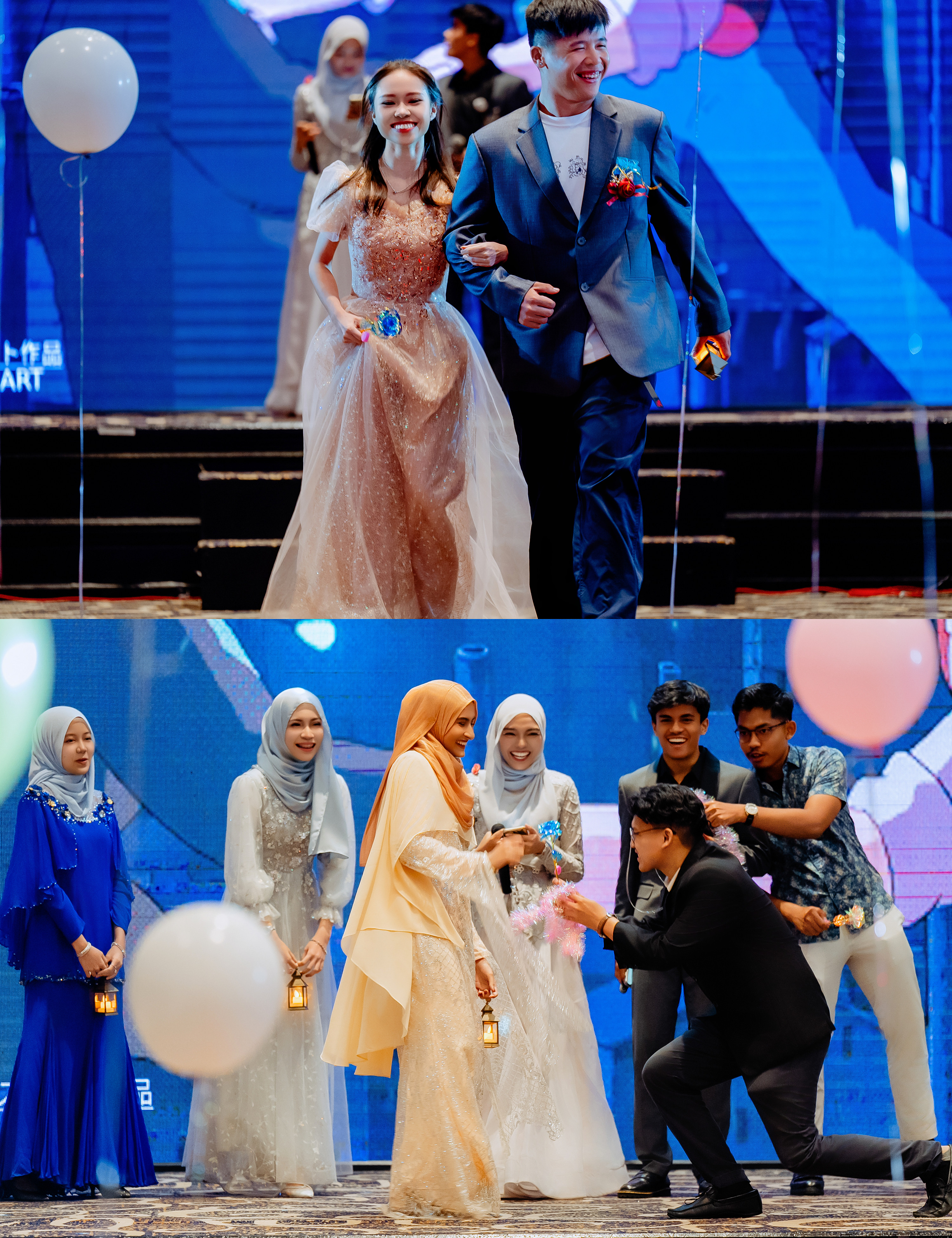 SMART Form 6 Graduation Night graduation stage program photo, team memory frame 06, by Famous Bridal Kuantan