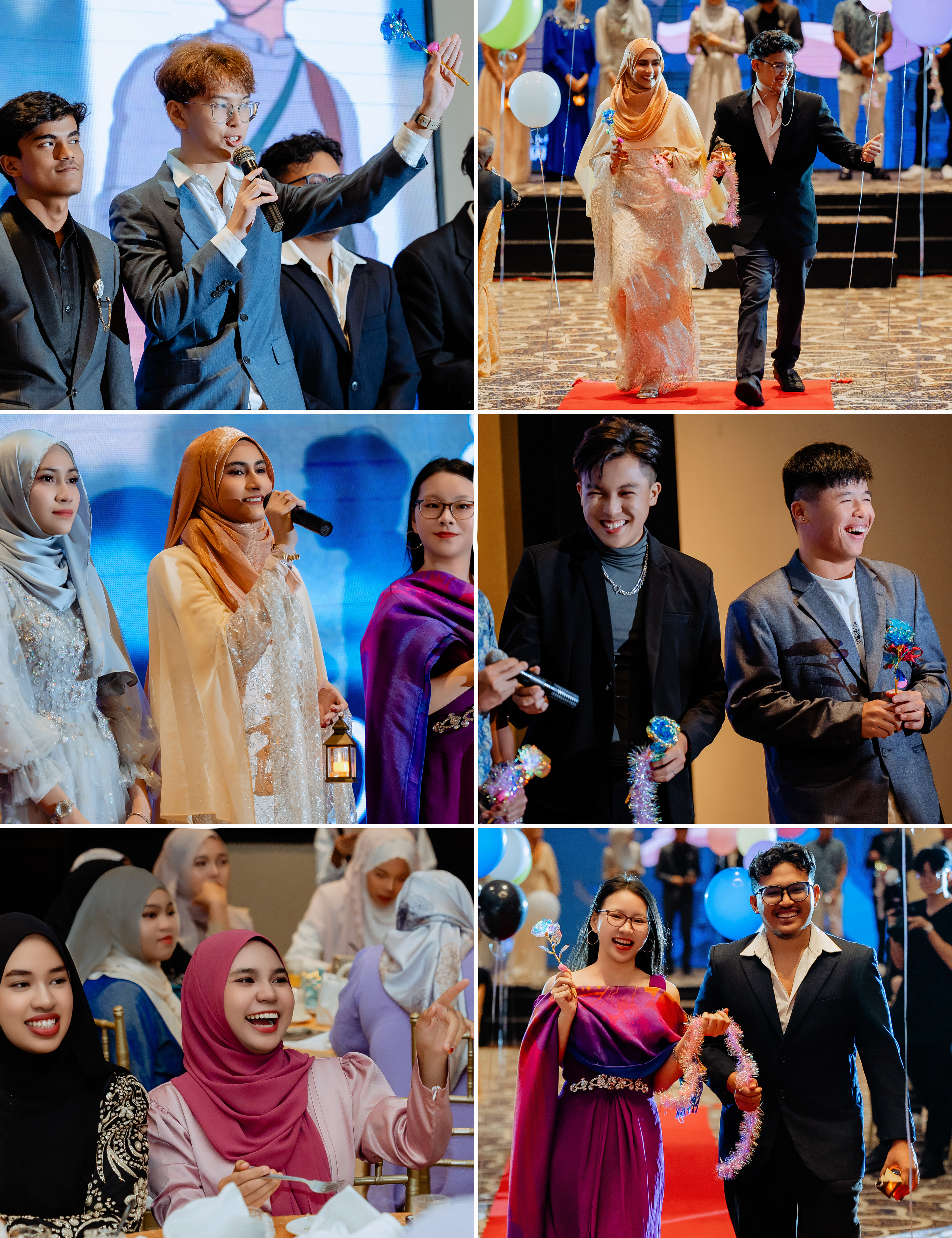 SMART Form 6 Graduation Night graduation stage program photo, people-focused moment frame 18, by Famous Bridal Kuantan