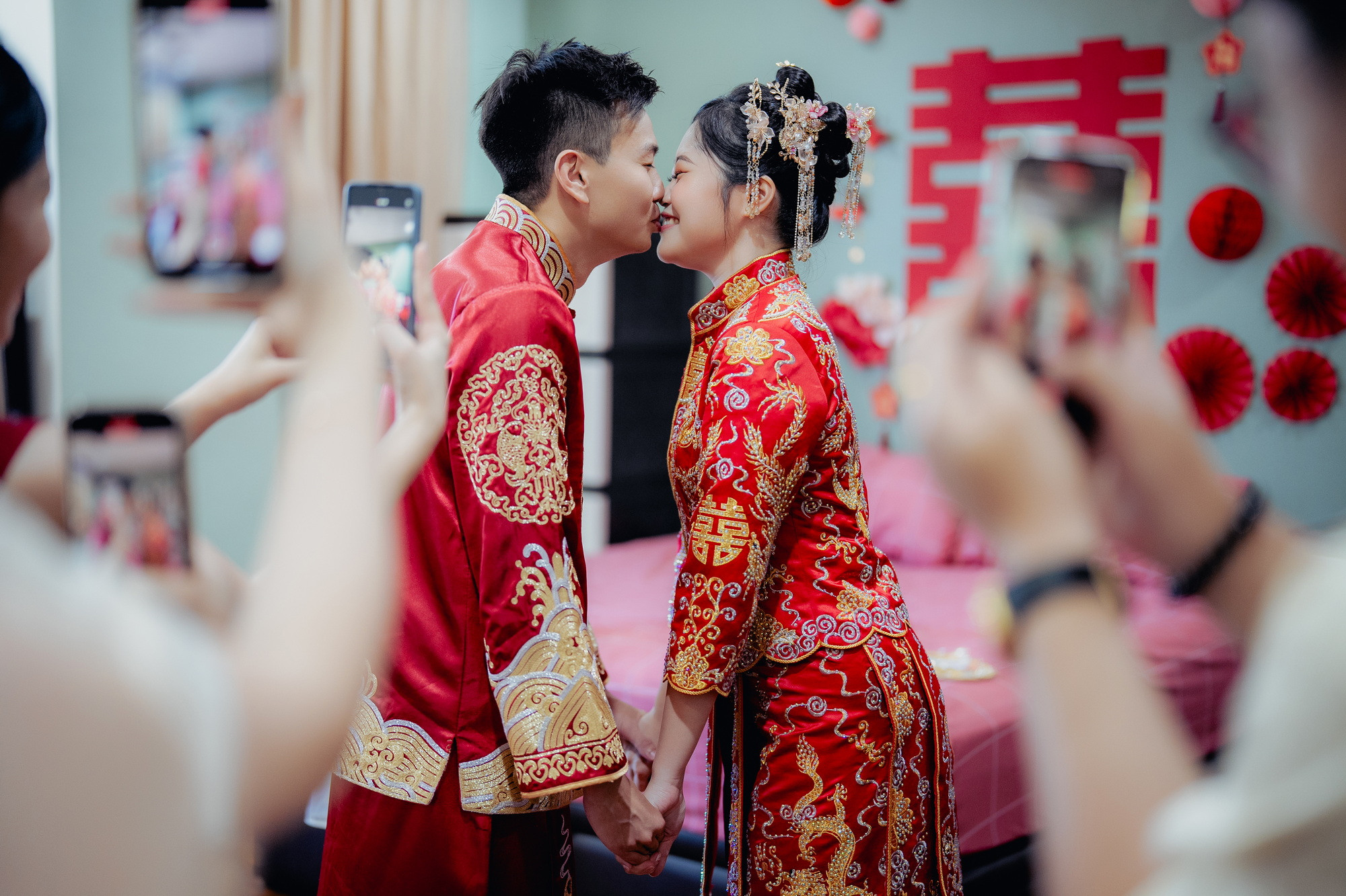 Song Run & Sue Xin wedding ceremony entrance, celebration rhythm frame 39, by Famous Bridal Kuantan