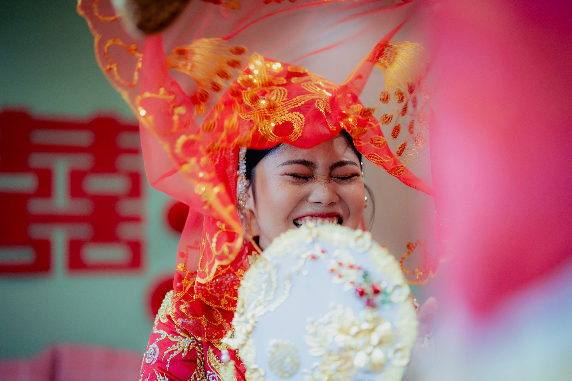 Song Run & Sue Xin family group wedding photo, family memory frame 35, by Famous Bridal Kuantan