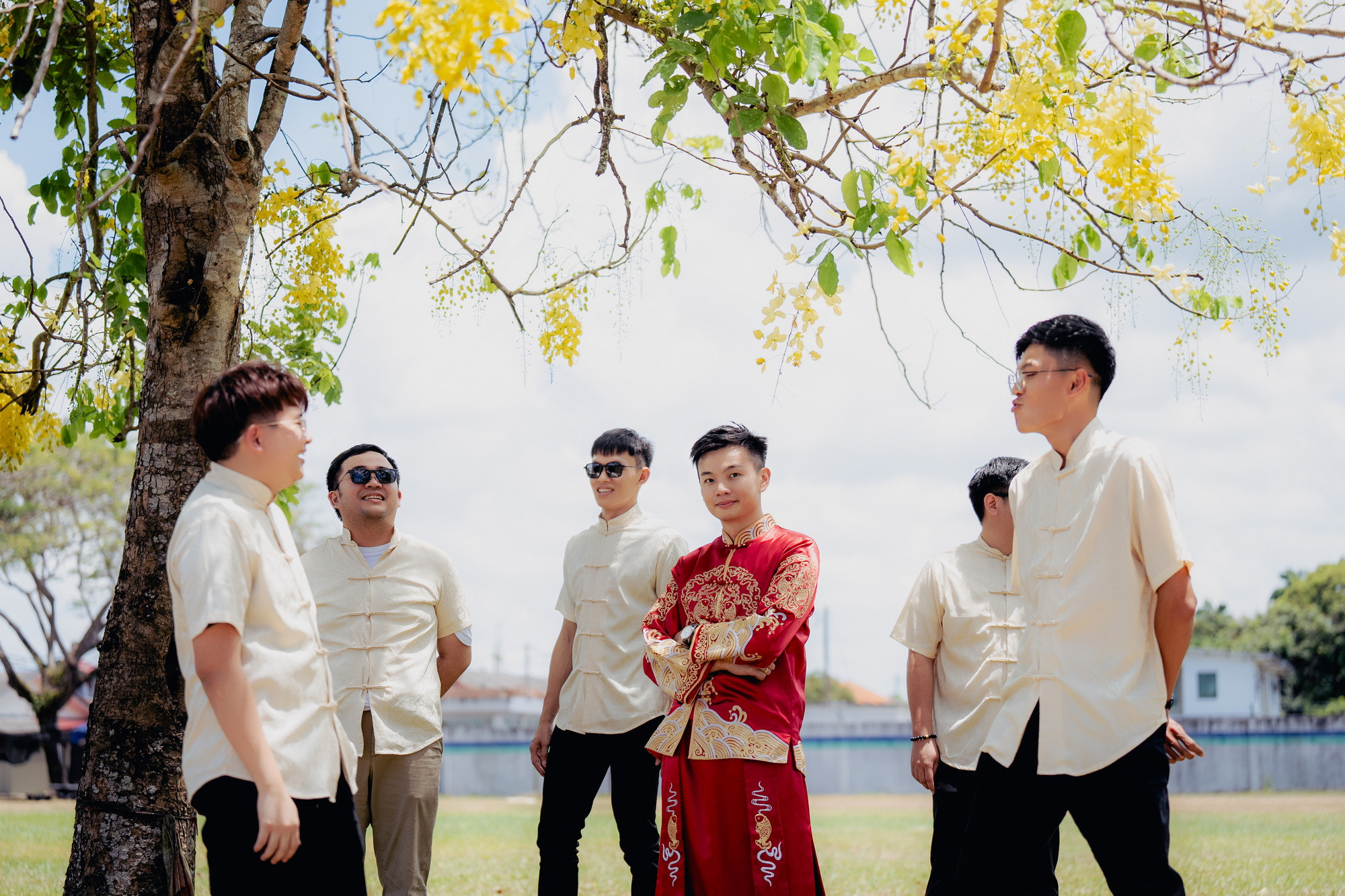 Song Run & Sue Xin wedding gate-crash game moment, celebration rhythm frame 87, by Famous Bridal Kuantan