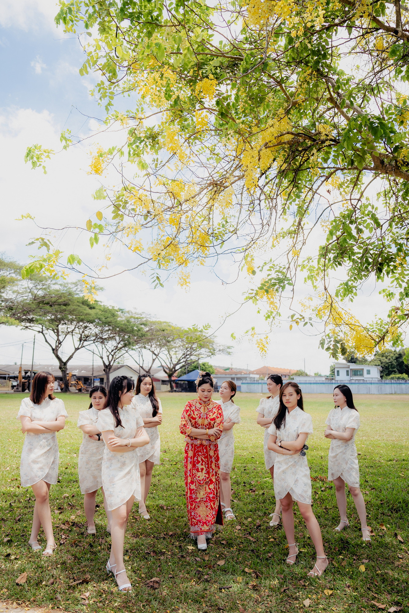 Song Run & Sue Xin wedding gate-crash game moment, celebration rhythm frame 127, by Famous Bridal Kuantan