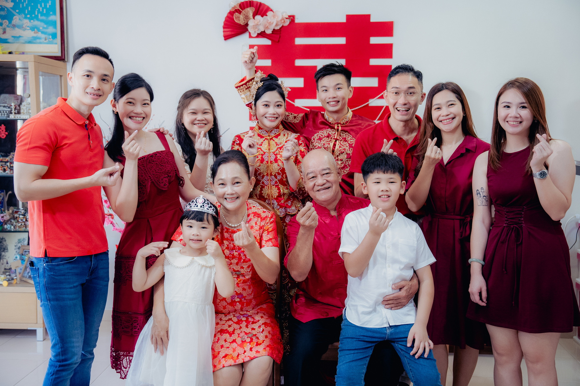 Song Run & Sue Xin wedding morning ceremony moment, documentary transition frame 104, by Famous Bridal Kuantan