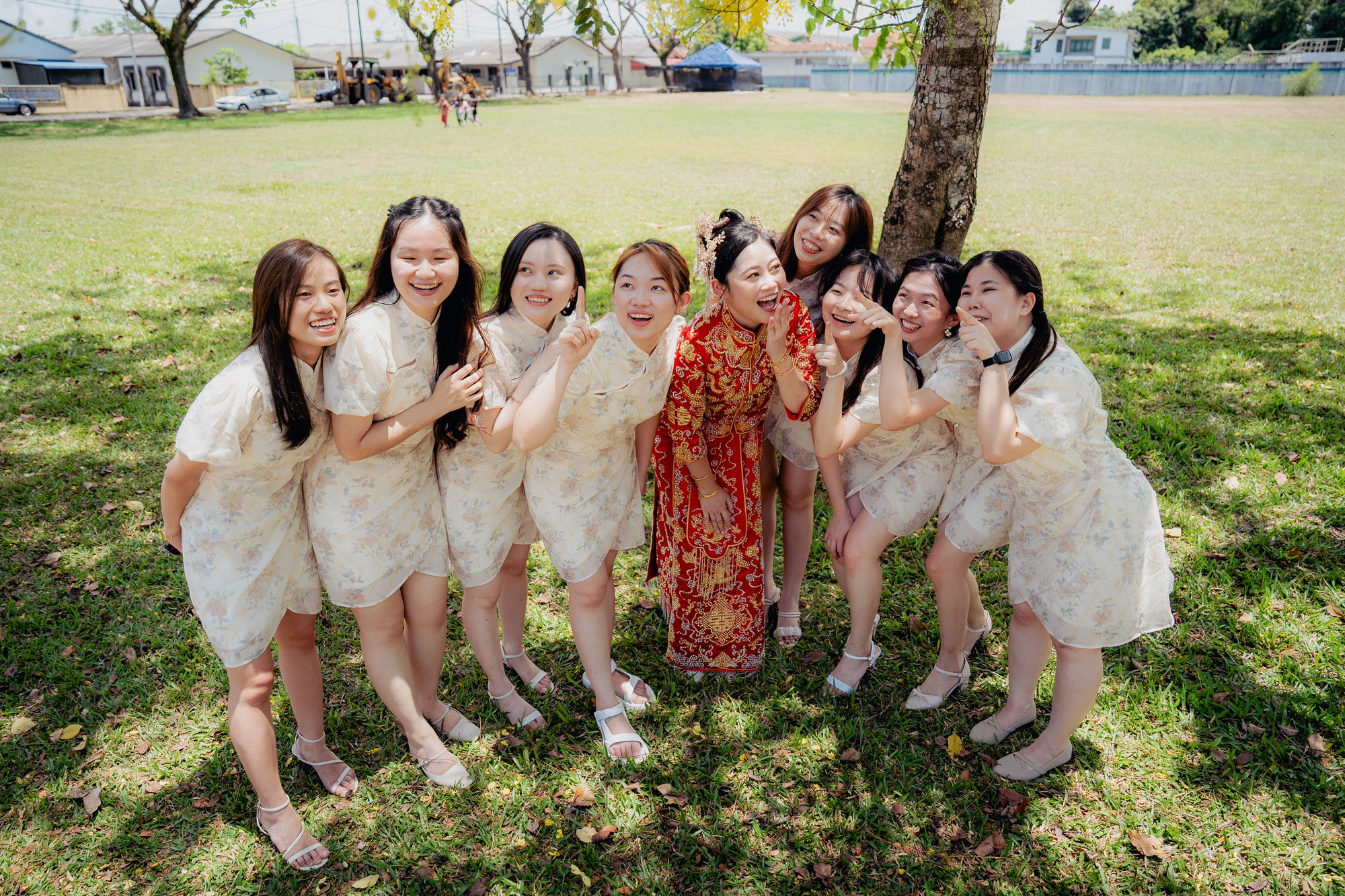 Song Run & Sue Xin wedding morning ceremony moment, documentary transition frame 144, by Famous Bridal Kuantan