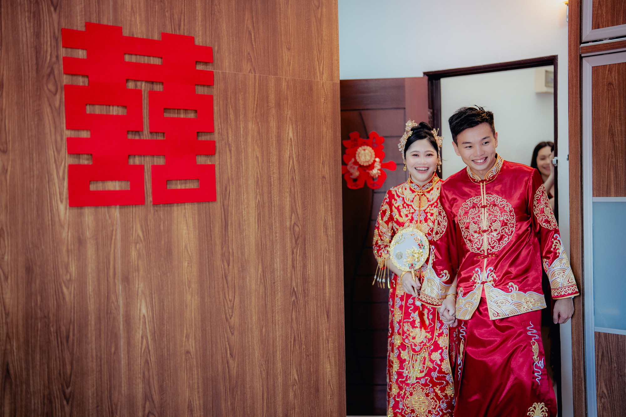 Song Run & Sue Xin opening wedding-day documentary moment, story opener frame 81, by Famous Bridal Kuantan