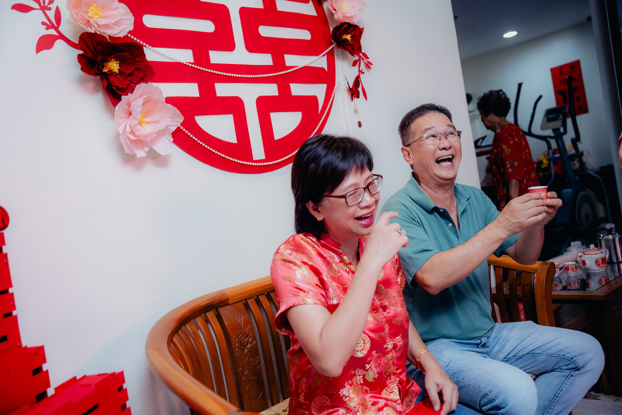 Song Run & Sue Xin quiet couple portrait on wedding day, celebration rhythm frame 111, by Famous Bridal Kuantan