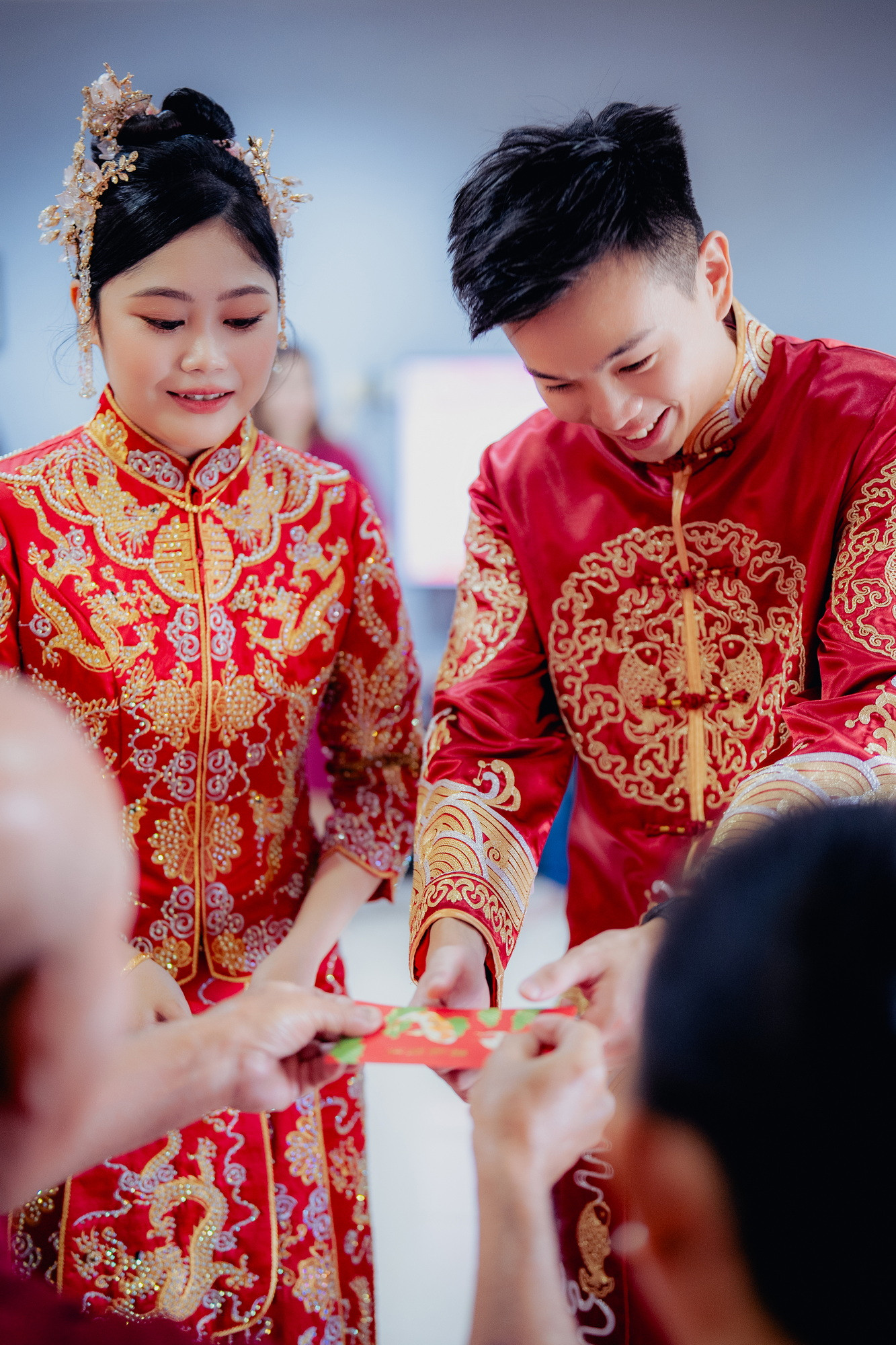 Song Run & Sue Xin wedding reception detail, documentary transition frame 48, by Famous Bridal Kuantan