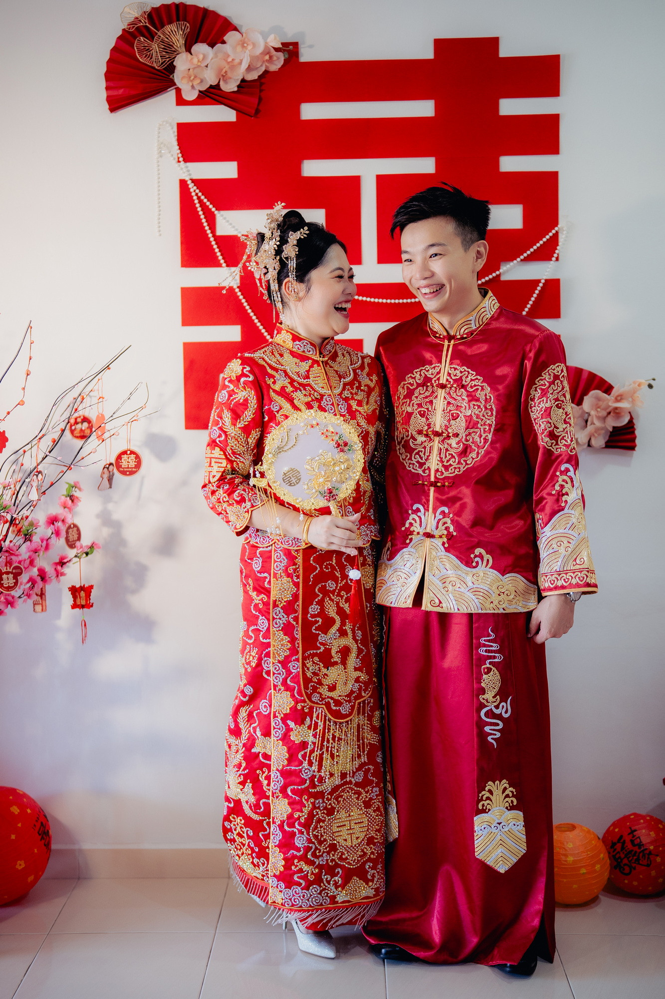Song Run & Sue Xin Chinese tea ceremony blessing, celebration rhythm frame 63, by Famous Bridal Kuantan