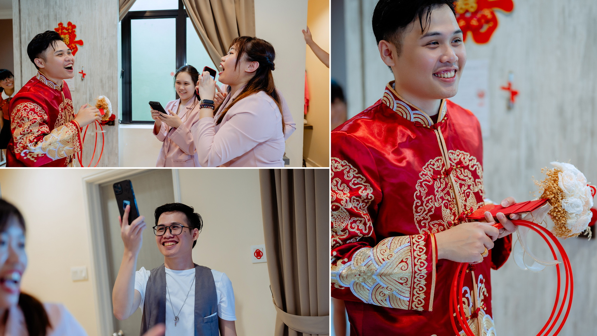 Su Leng & Sook Yin wedding ceremony entrance, family memory frame 59, by Famous Bridal Kuantan