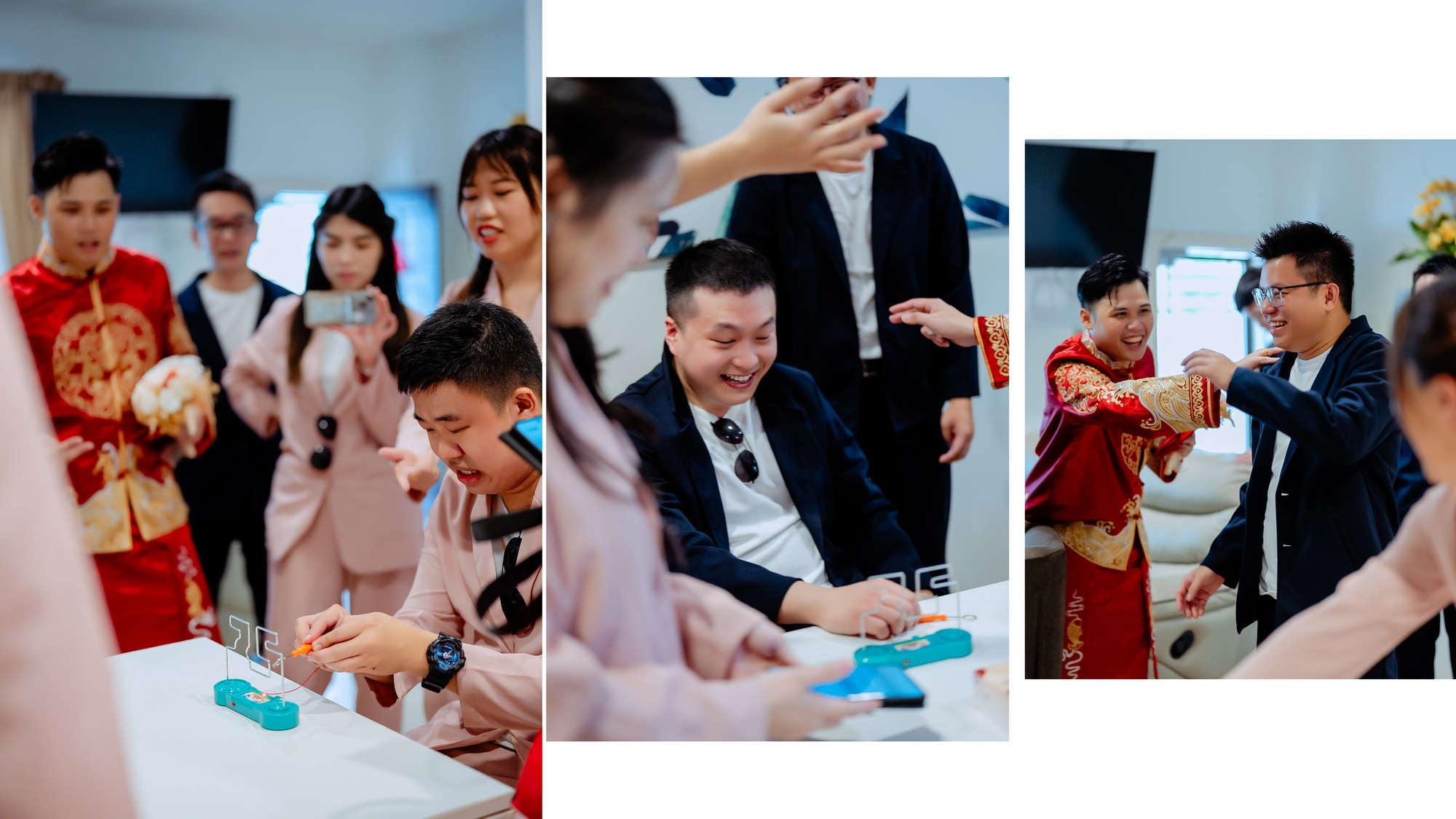 Su Leng & Sook Yin family blessing wedding portrait, guided portrait sequence frame 46, by Famous Bridal Kuantan