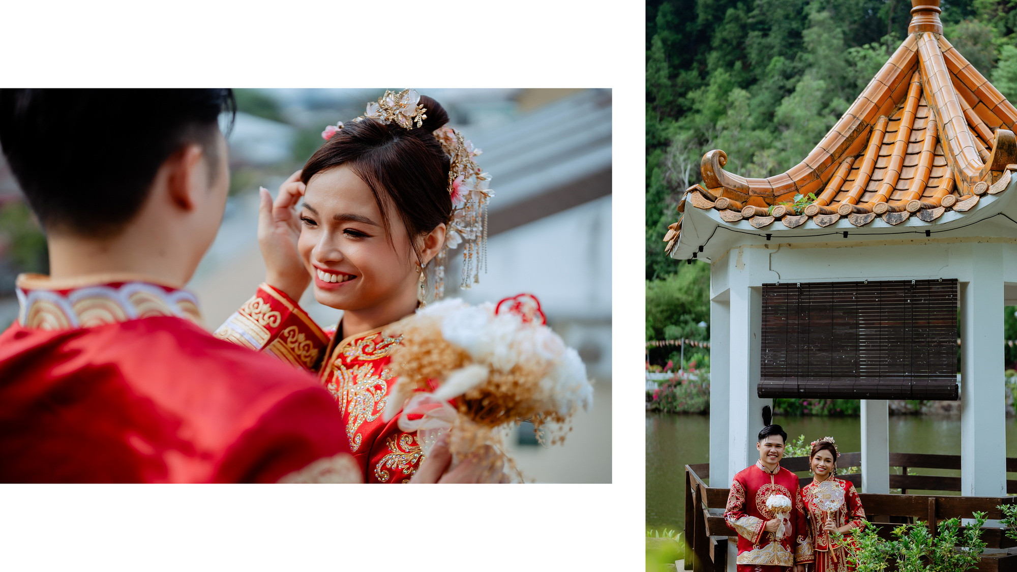 Su Leng & Sook Yin wedding gate-crash game moment, celebration rhythm frame 07, by Famous Bridal Kuantan