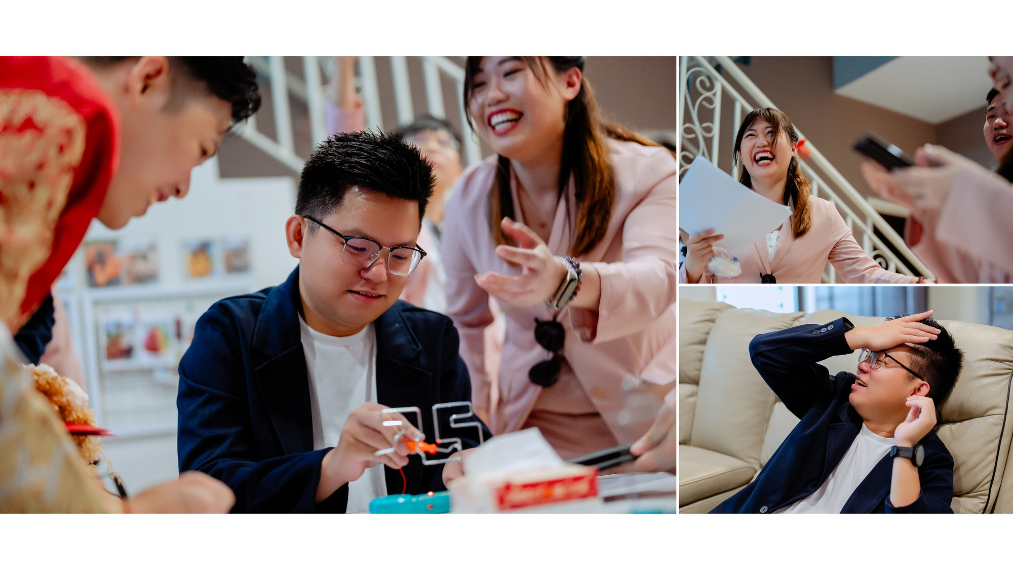 Su Leng & Sook Yin wedding gate-crash game moment, celebration rhythm frame 47, by Famous Bridal Kuantan