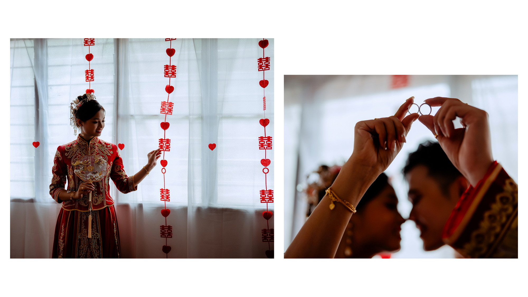 Su Leng & Sook Yin opening wedding-day documentary moment, natural movement frame 21, by Famous Bridal Kuantan