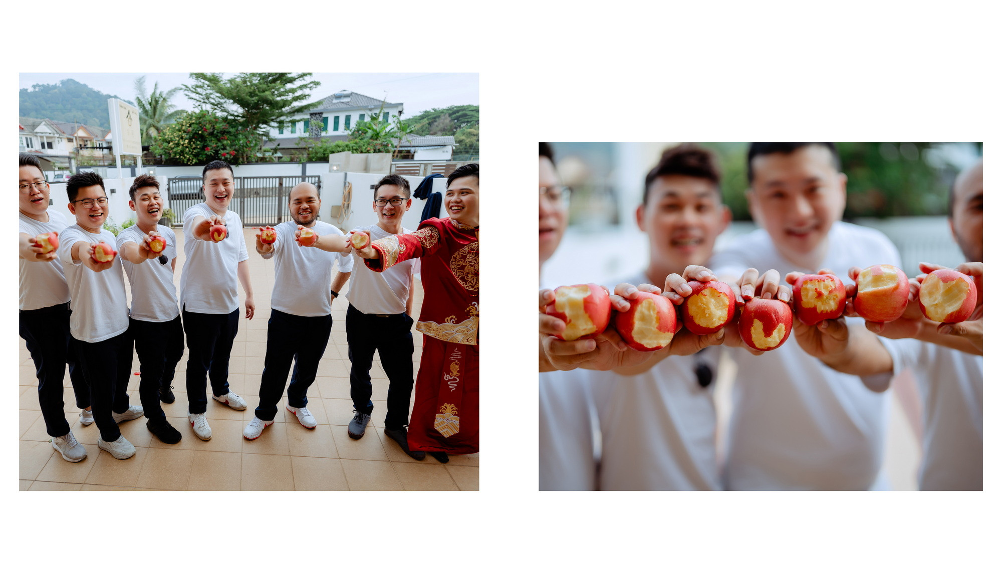 Su Leng & Sook Yin Chinese tea ceremony blessing, family memory frame 43, by Famous Bridal Kuantan