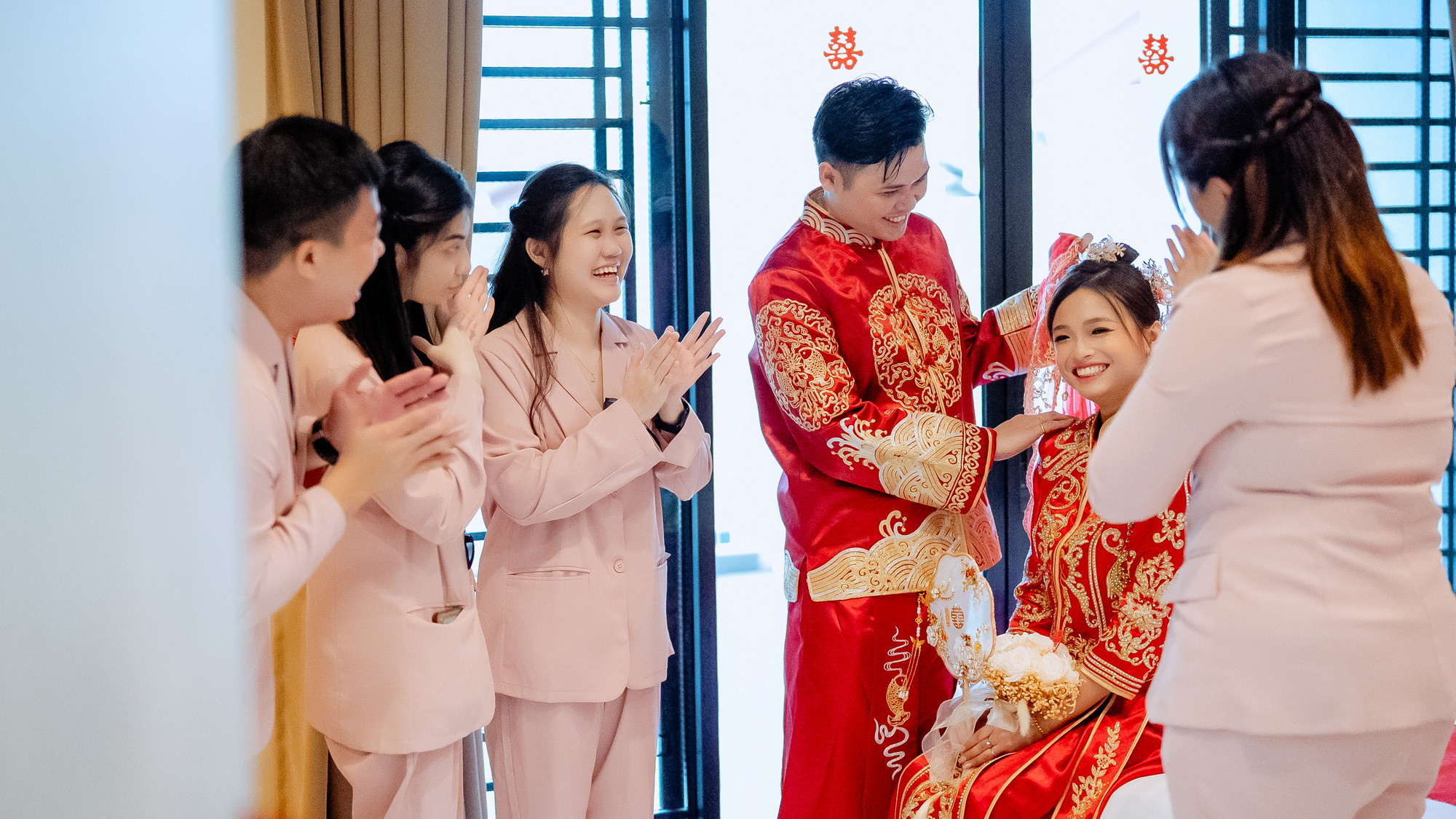 Su Leng & Sook Yin Chinese tea ceremony blessing, celebration rhythm frame 63, by Famous Bridal Kuantan