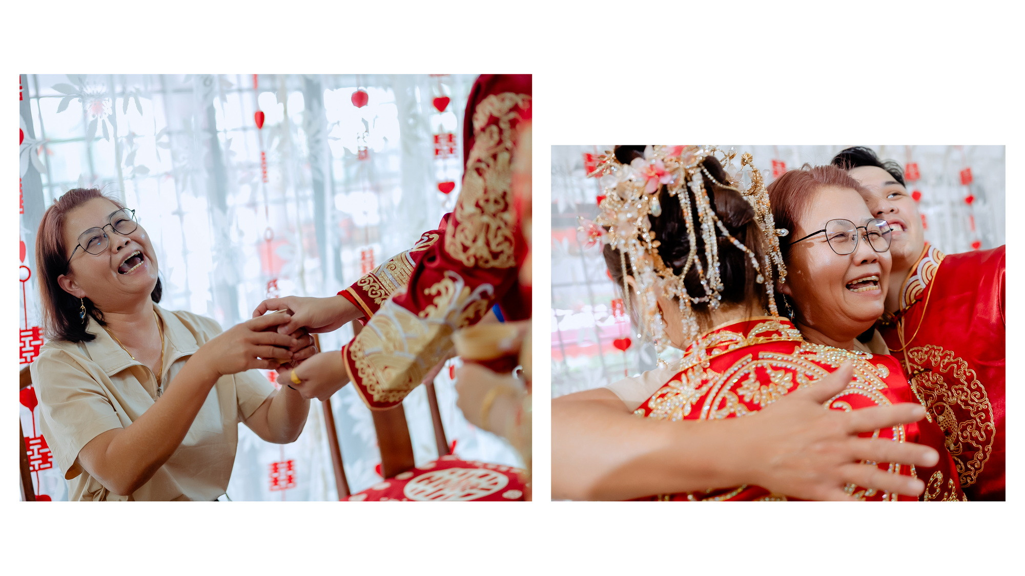 Su Leng & Sook Yin Chinese tea ceremony blessing, family memory frame 83, by Famous Bridal Kuantan