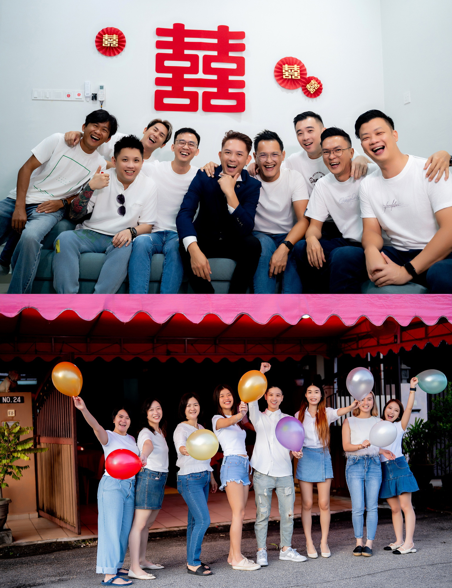 Vui Loong & Ling Ling candid wedding celebration moment, story opener frame 09, by Famous Bridal Kuantan