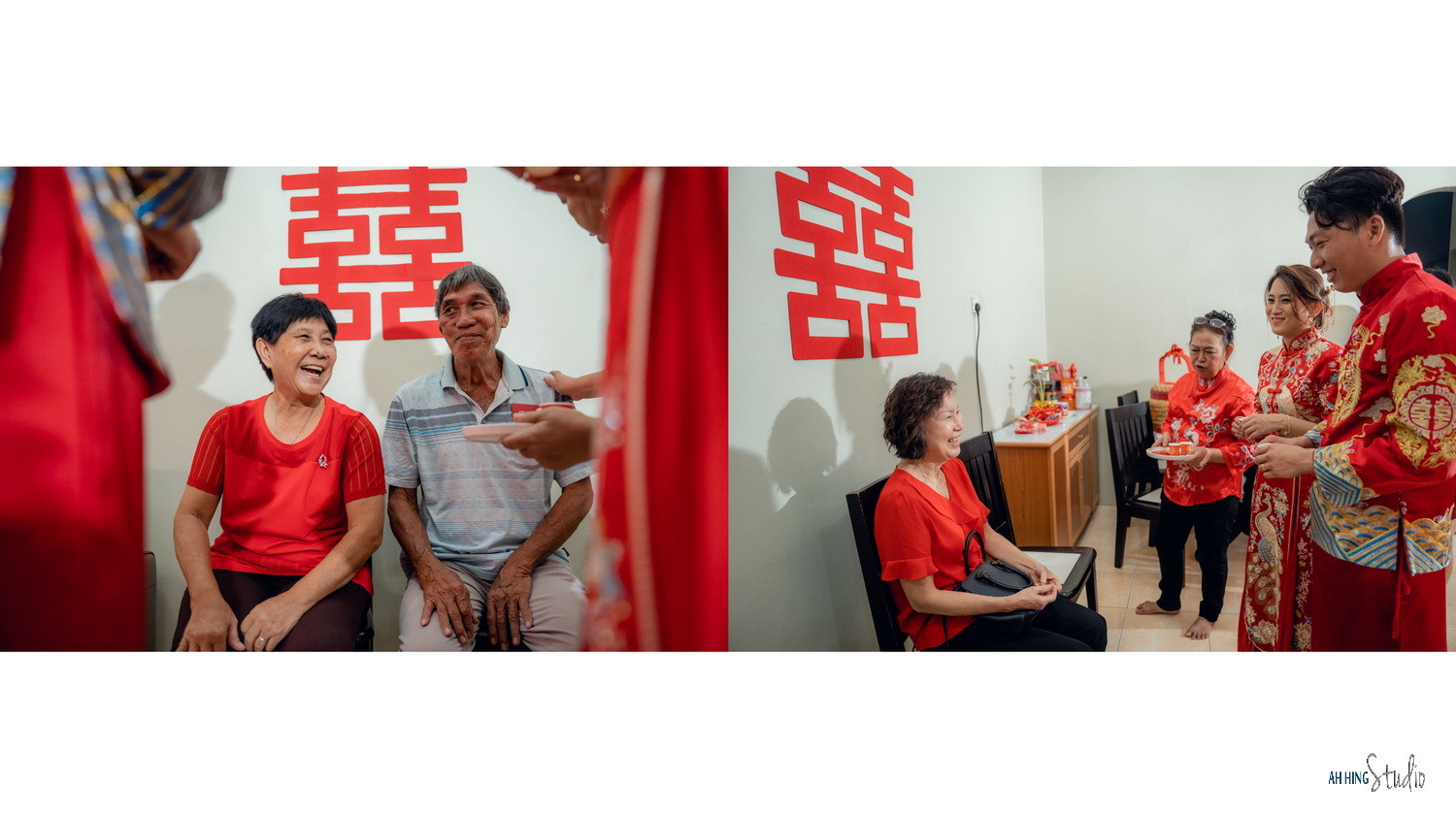 Wuh Hou & Sze Minn Chinese tea ceremony blessing, celebration rhythm frame 103, by Famous Bridal Kuantan