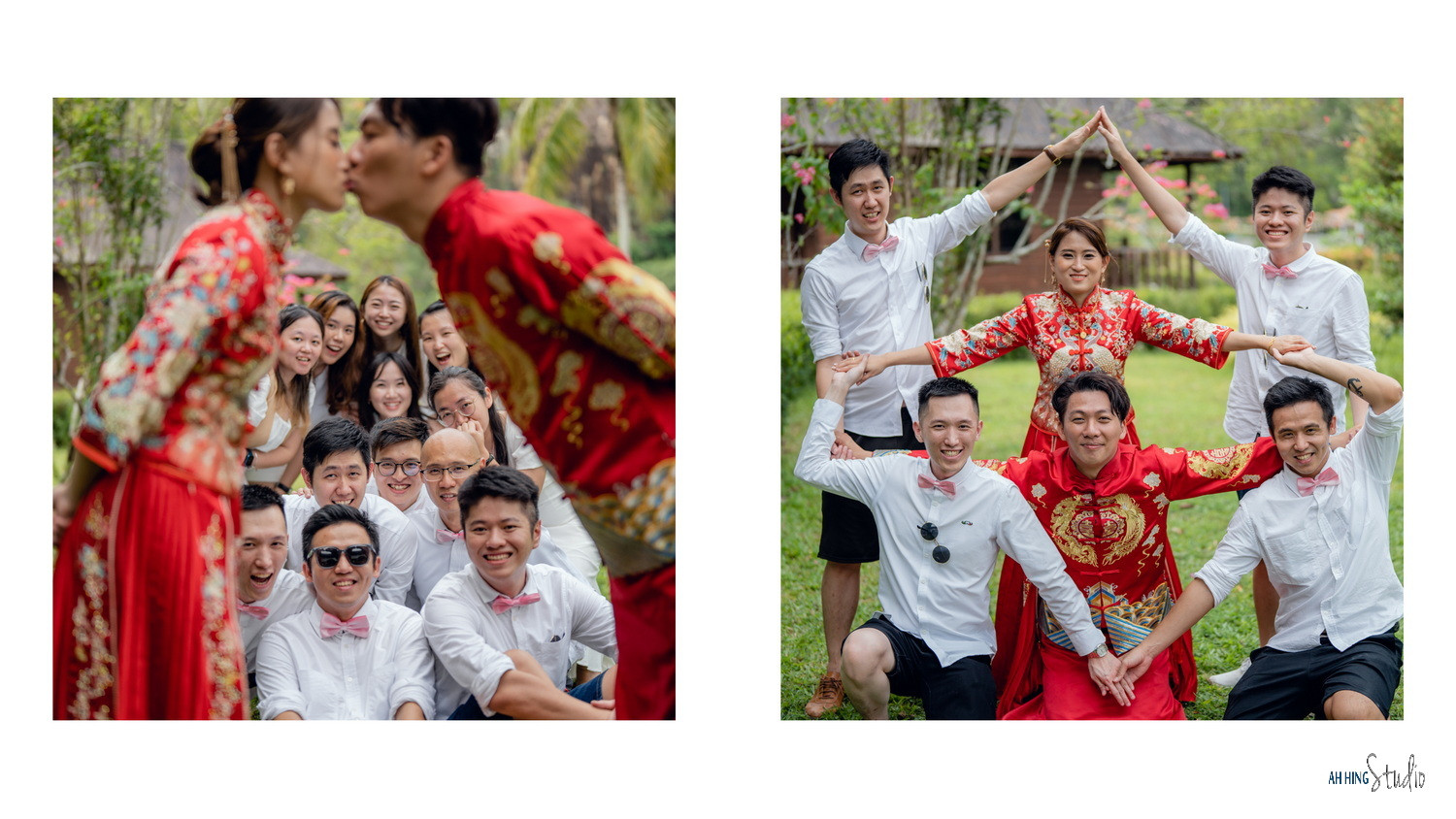 Wuh Hou & Sze Minn Chinese tea ceremony blessing, family memory frame 123, by Famous Bridal Kuantan