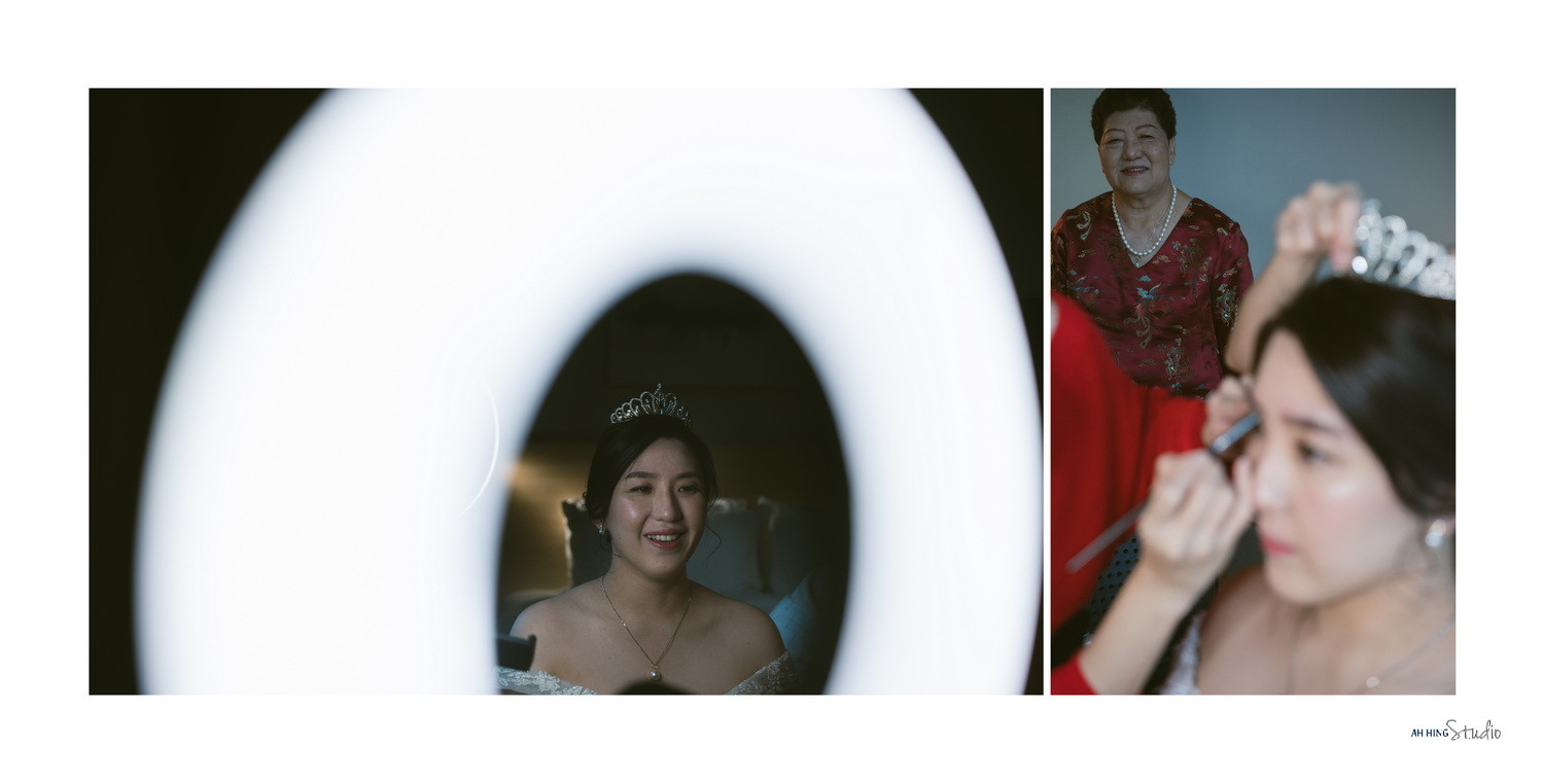 Yit Loong & Diana bride preparation photography, album detail frame 12, by Famous Bridal Kuantan